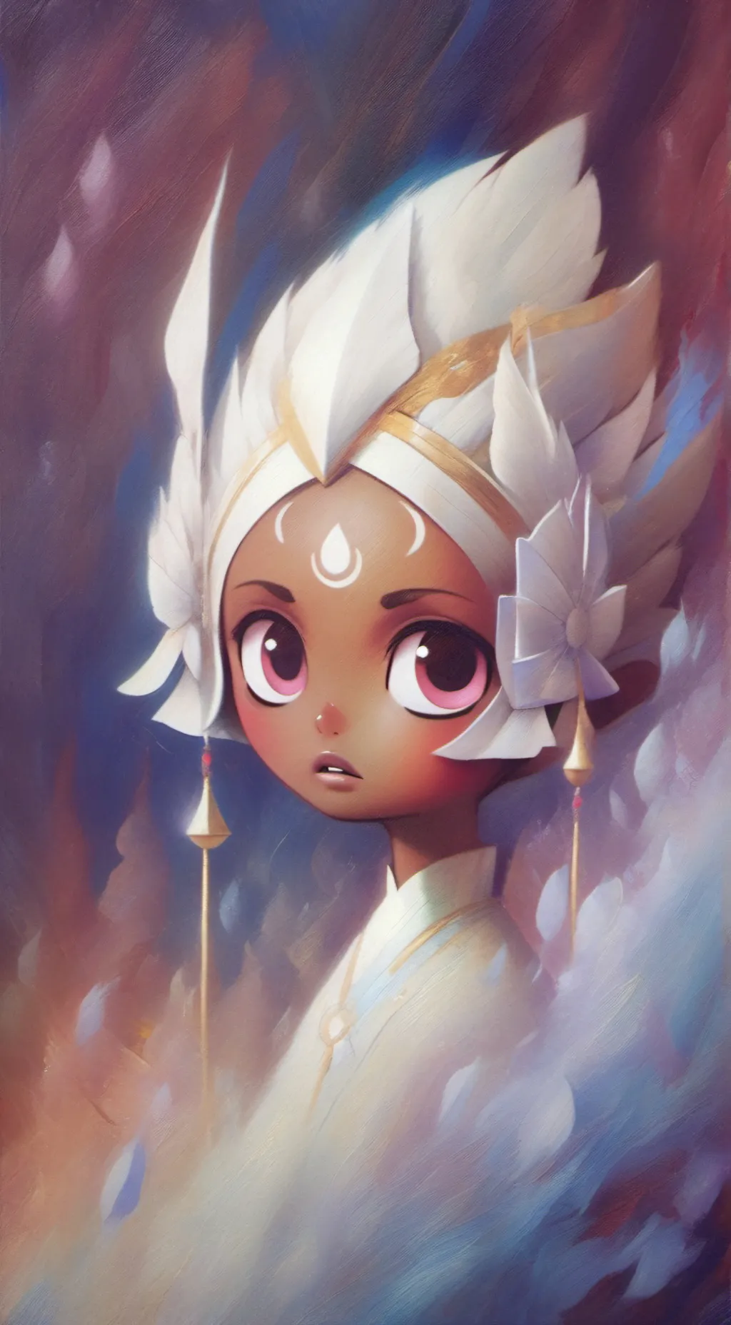 ai character: Flowercake background