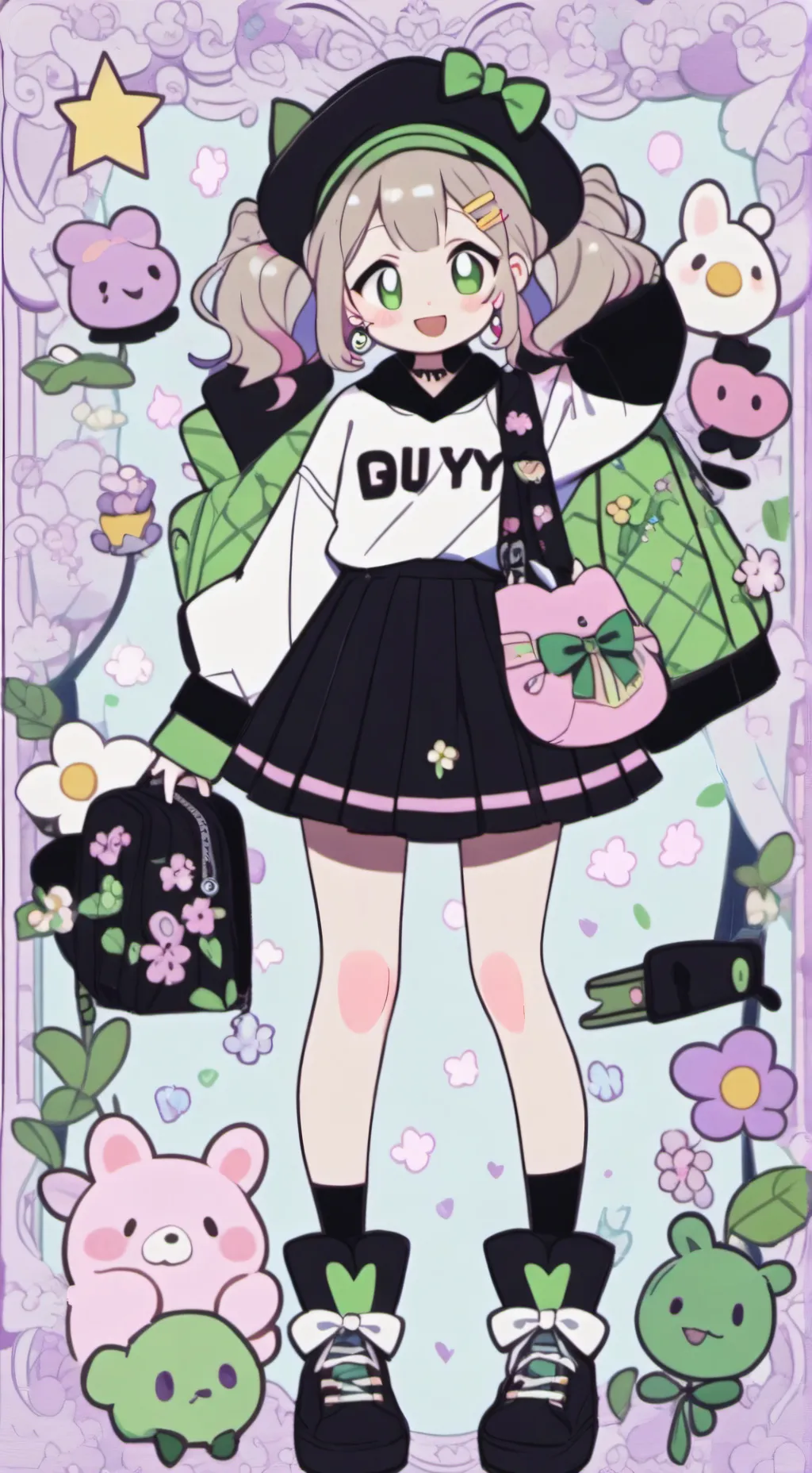 ai character: fake friend  background