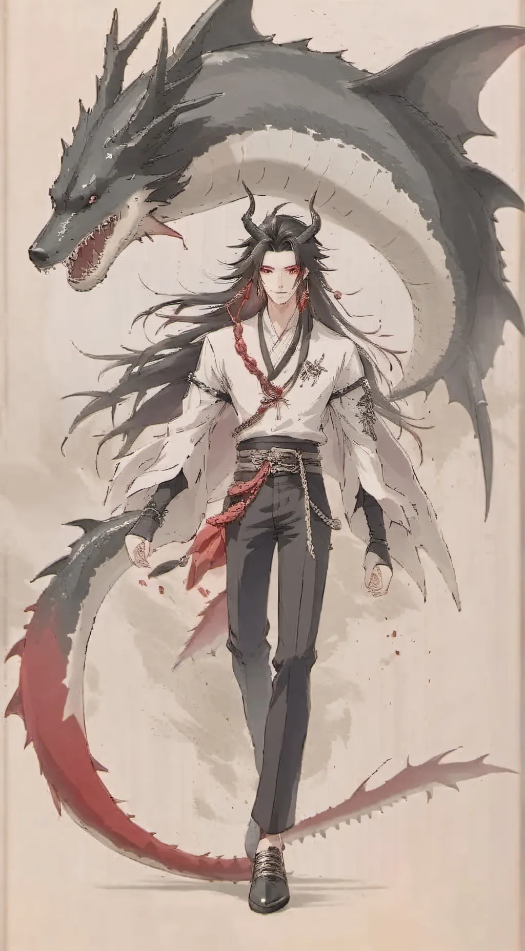 ai character: king Aaron background