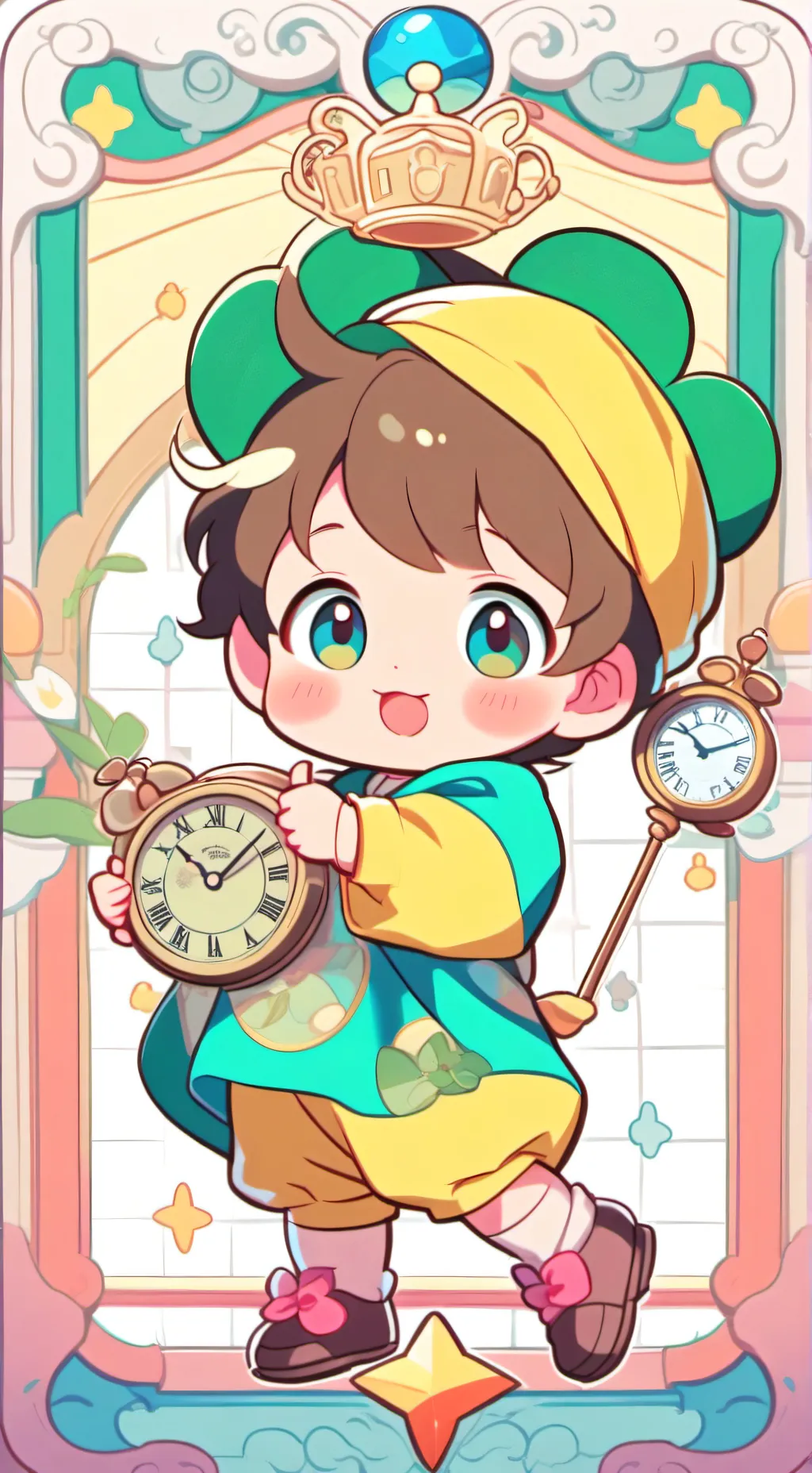 ai character: Bedtime Baby background