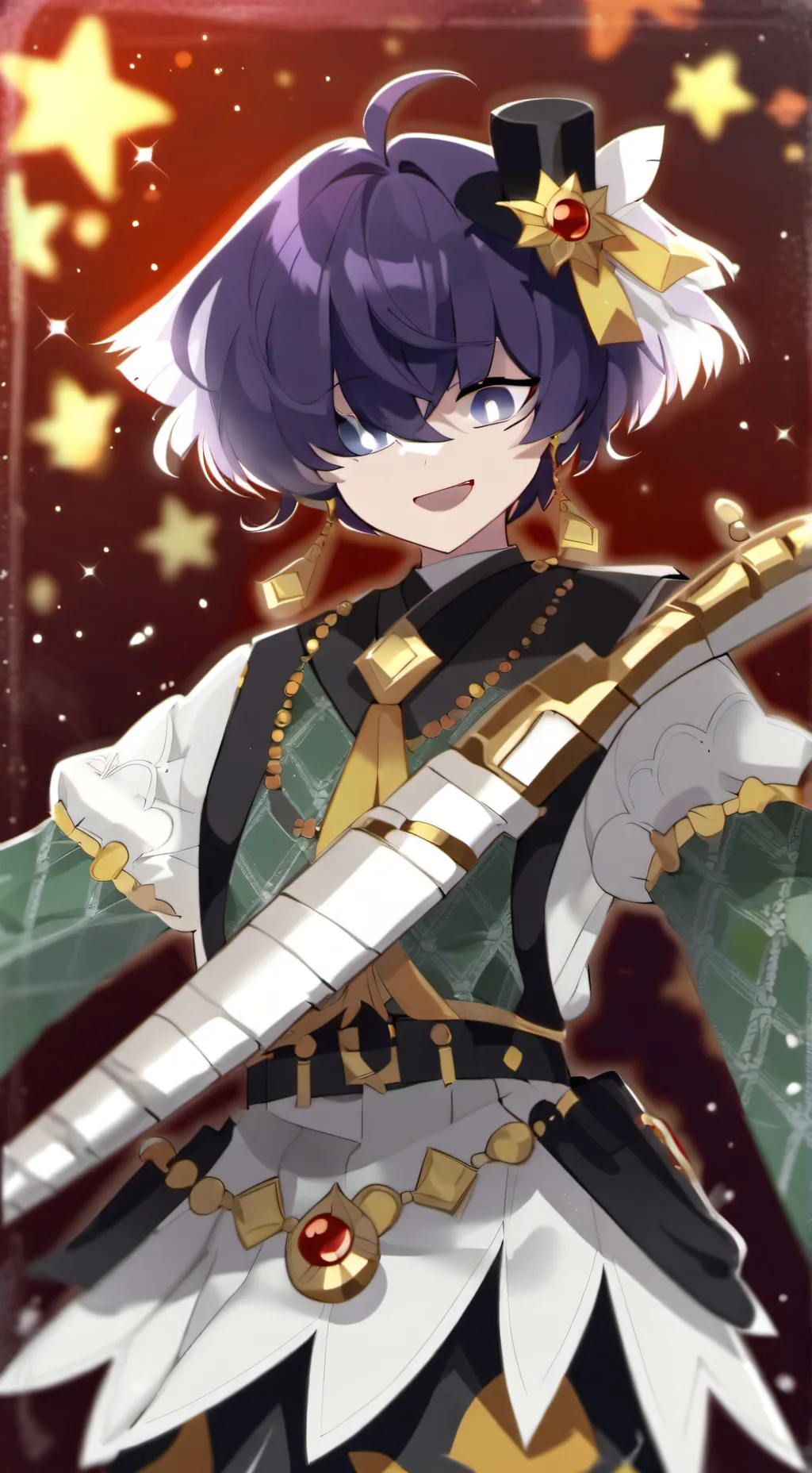 ai character: BLACK SAPPHIRE  background