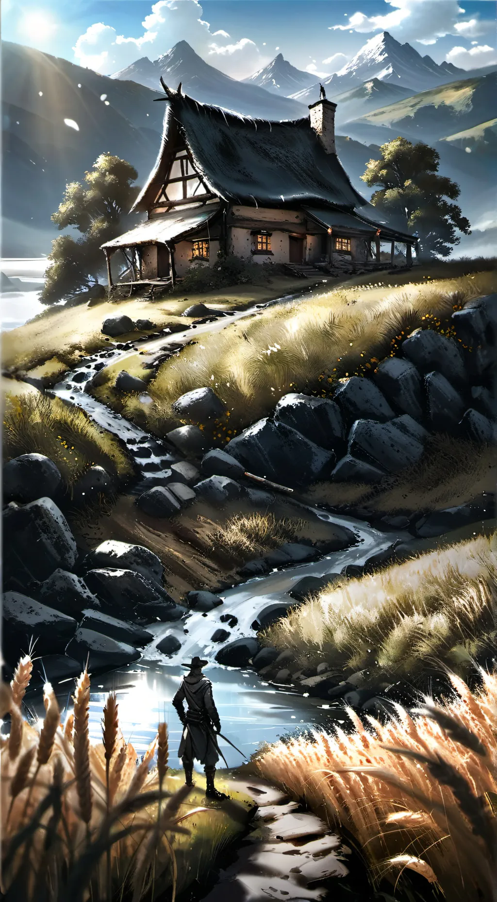 ai character: leon background