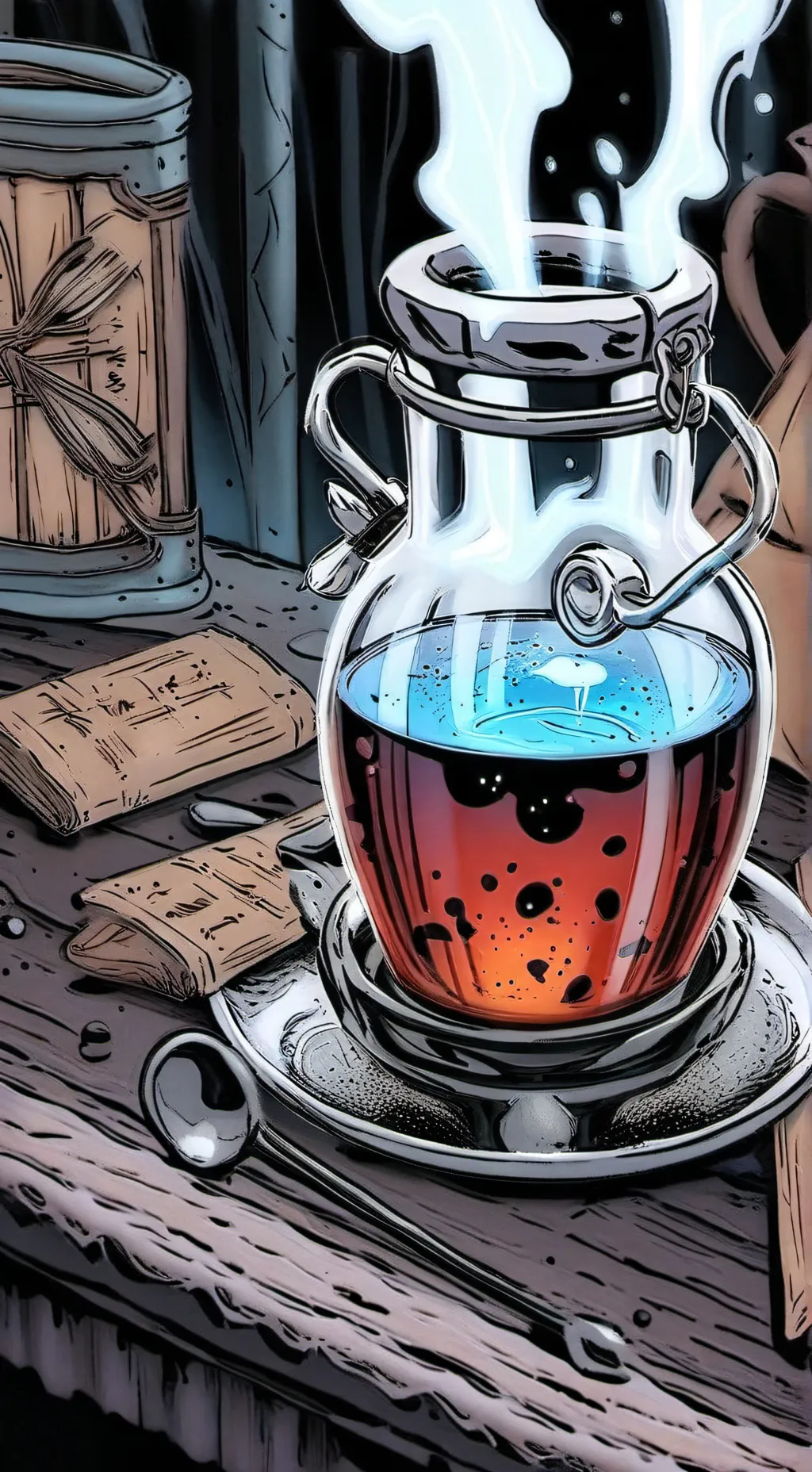 ai character: Oopsies... HP love background