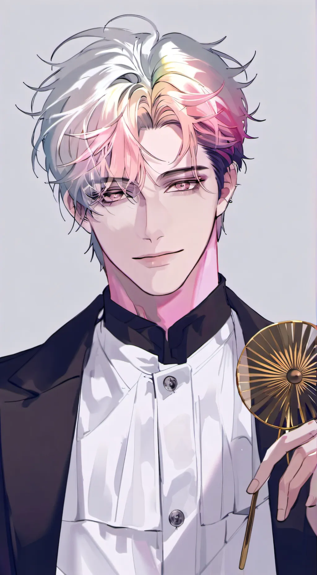 ai character: serious douma background