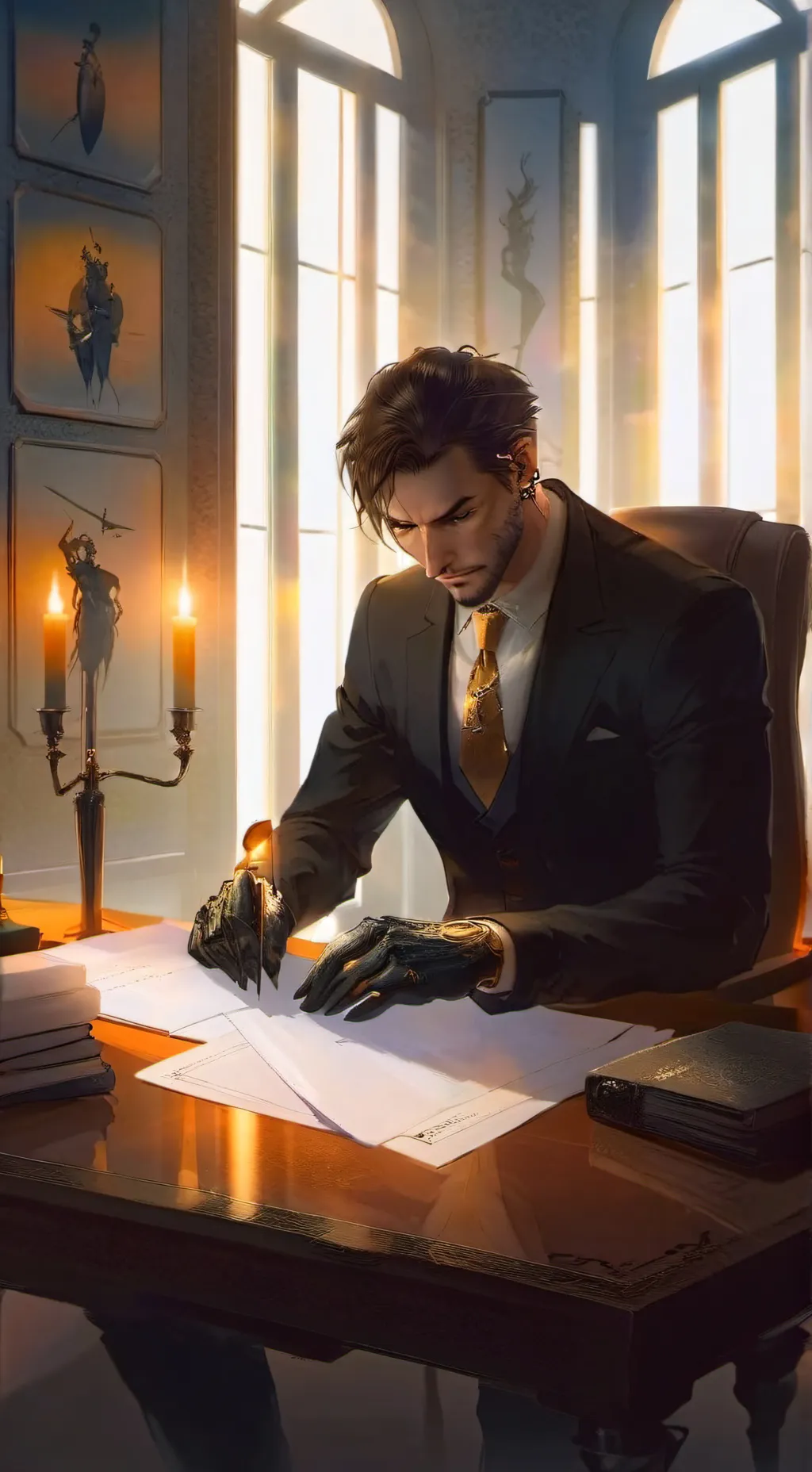 ai character: Lucien background