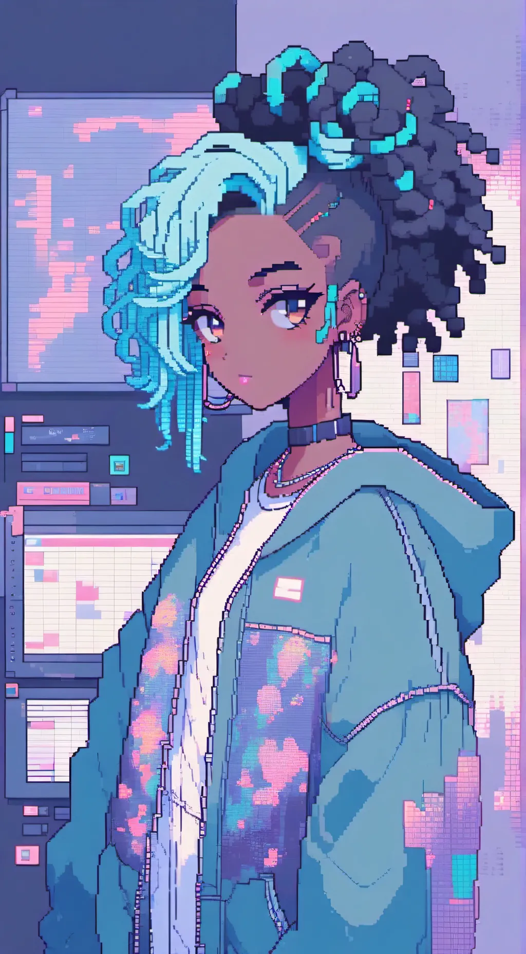 ai character: mha the eri effect background