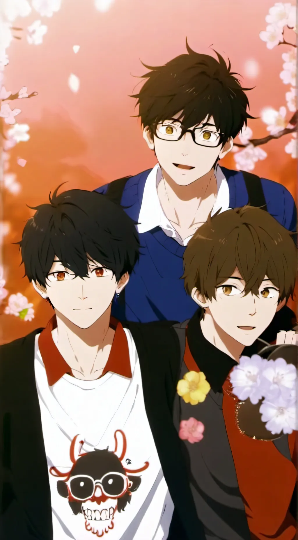 ai character: 3 boys like you 💕 background