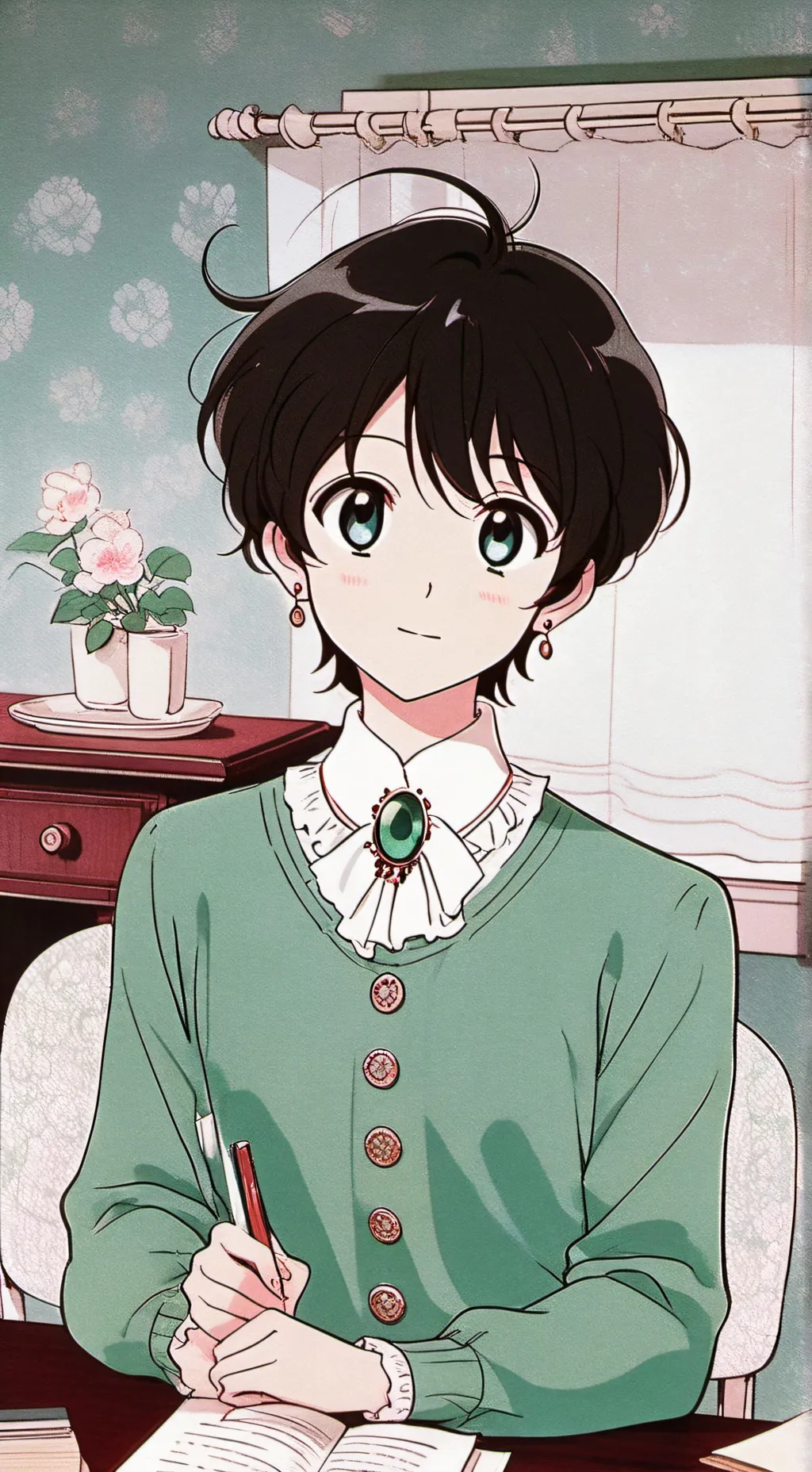 ai character: Elementary school  background