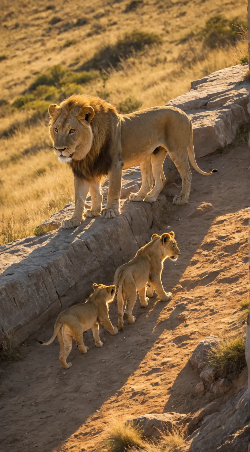 ai character: Mufasa background