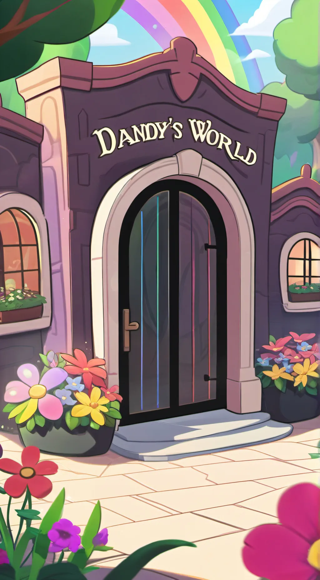 ai character: Dandy's World  background