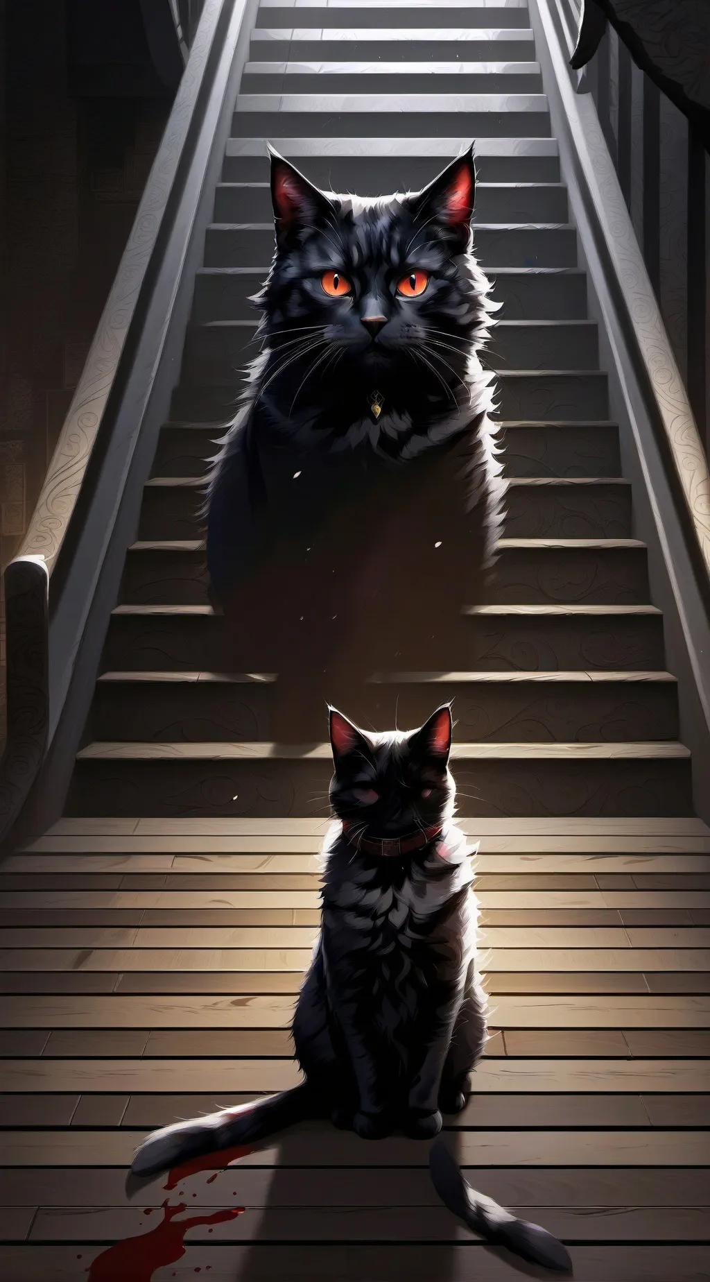 ai character: Shadow star background