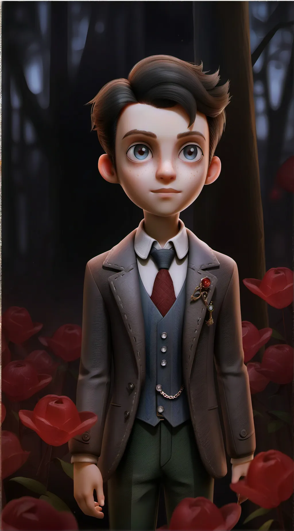 ai character: Sprunki pickme background