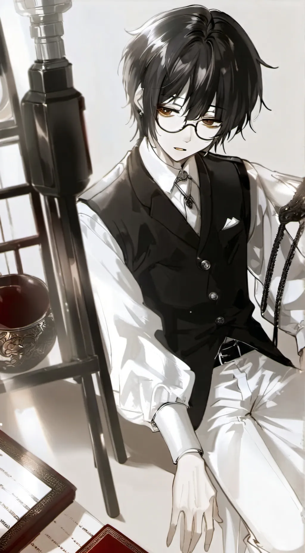 ai character: Kino Miyomi^^ background