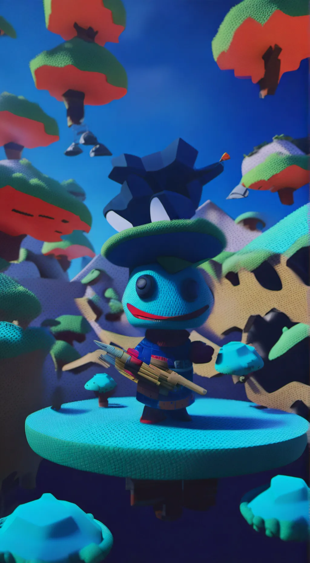 ai character: BILLY(Minecraft) background