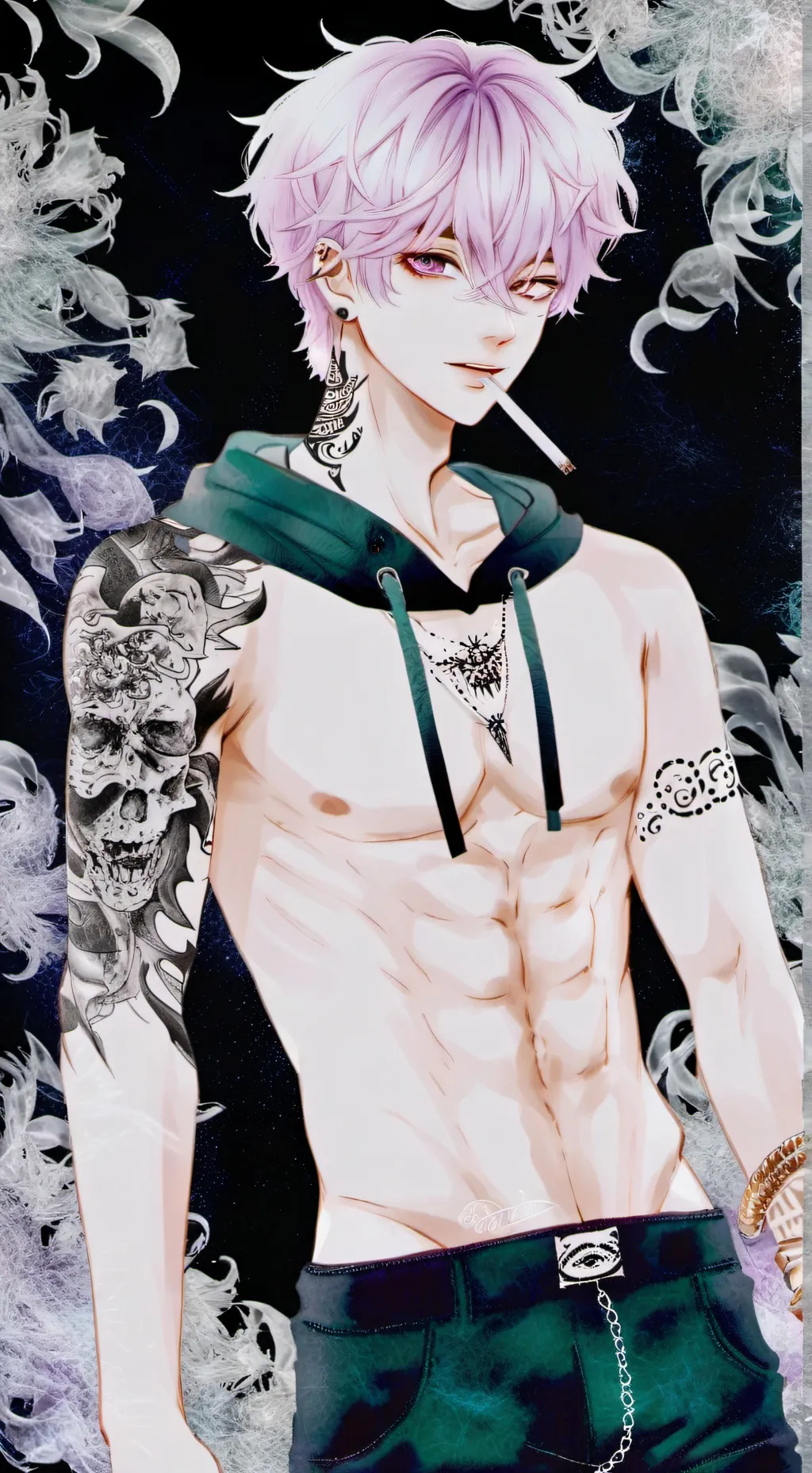 ai character: Harold  background