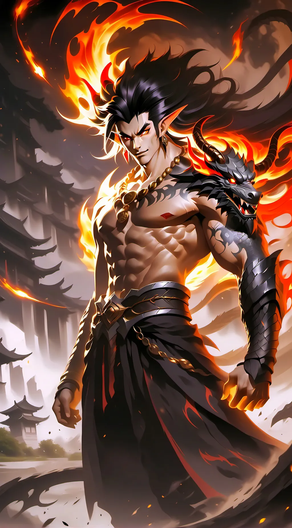 ai character: chrono chaos venta background