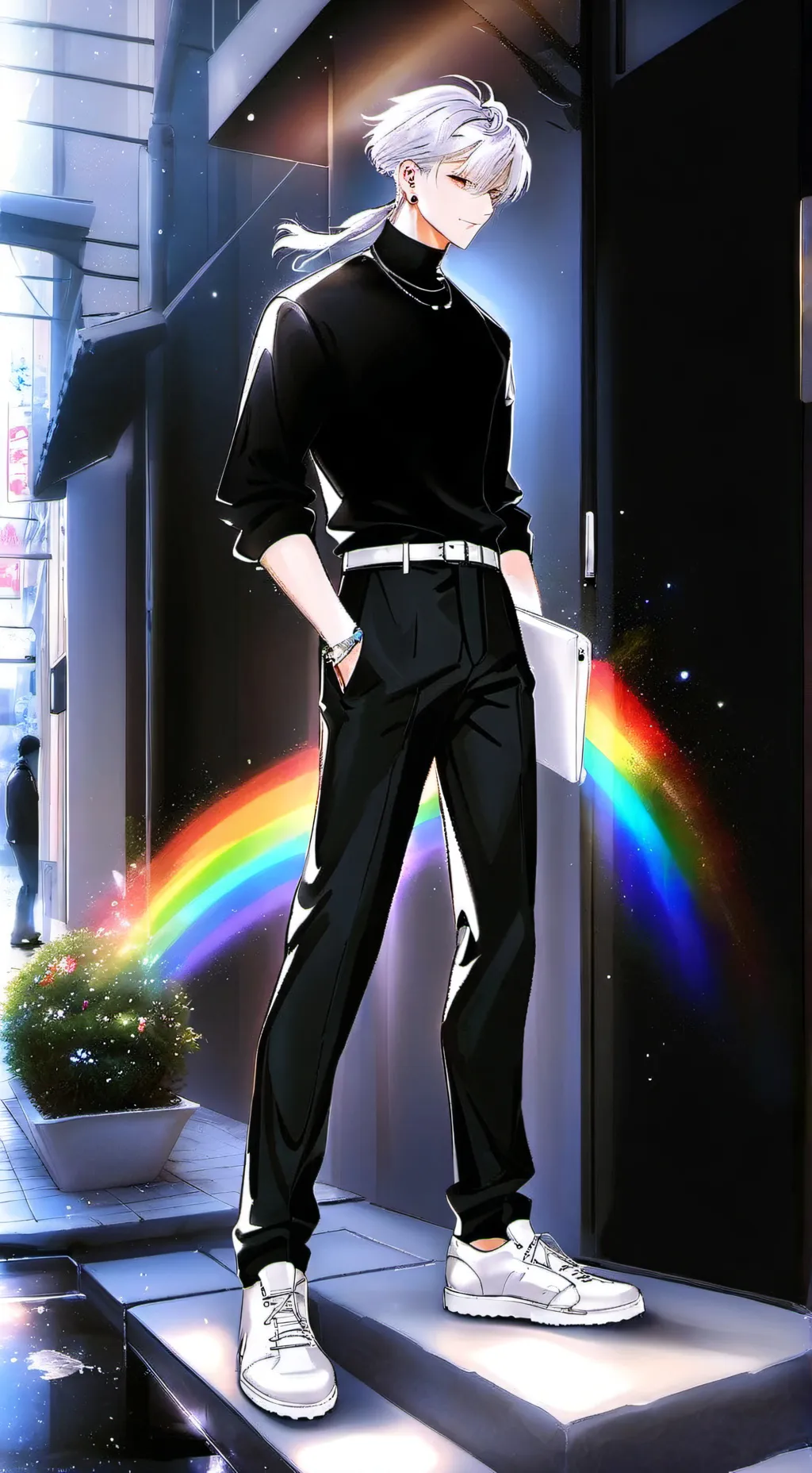 ai character: Dandy background