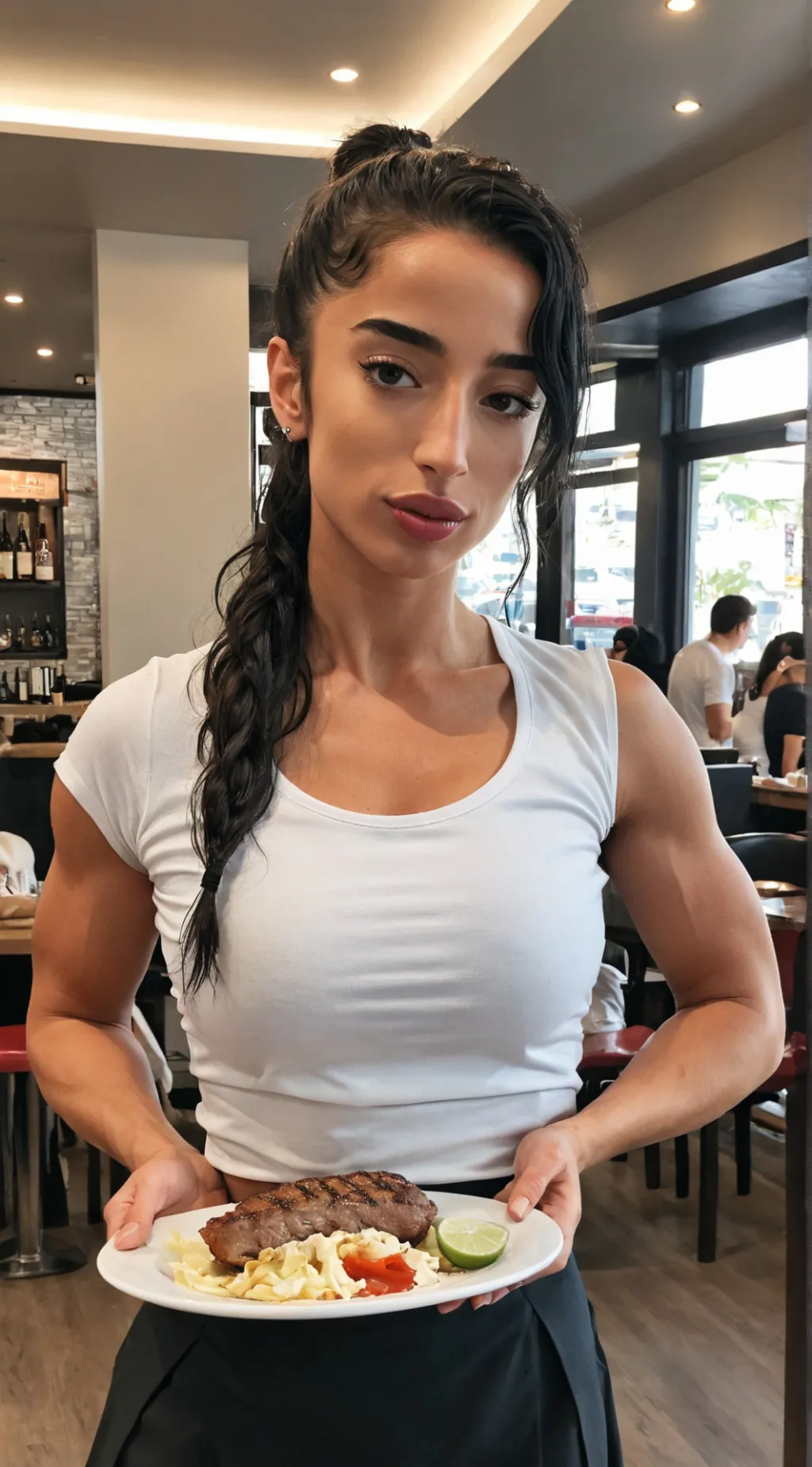 ai character: Nadine background