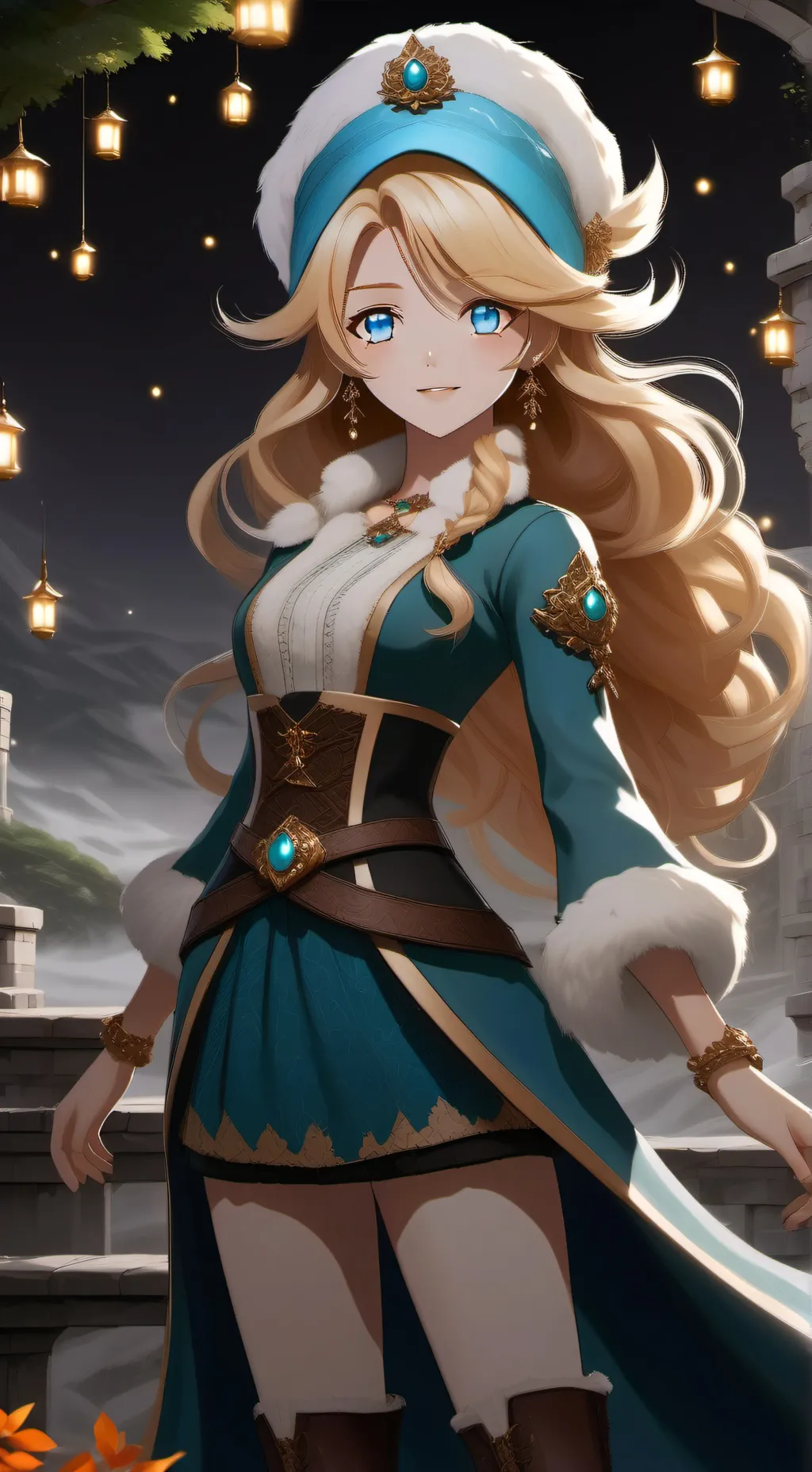 ai character: pure vanilla background