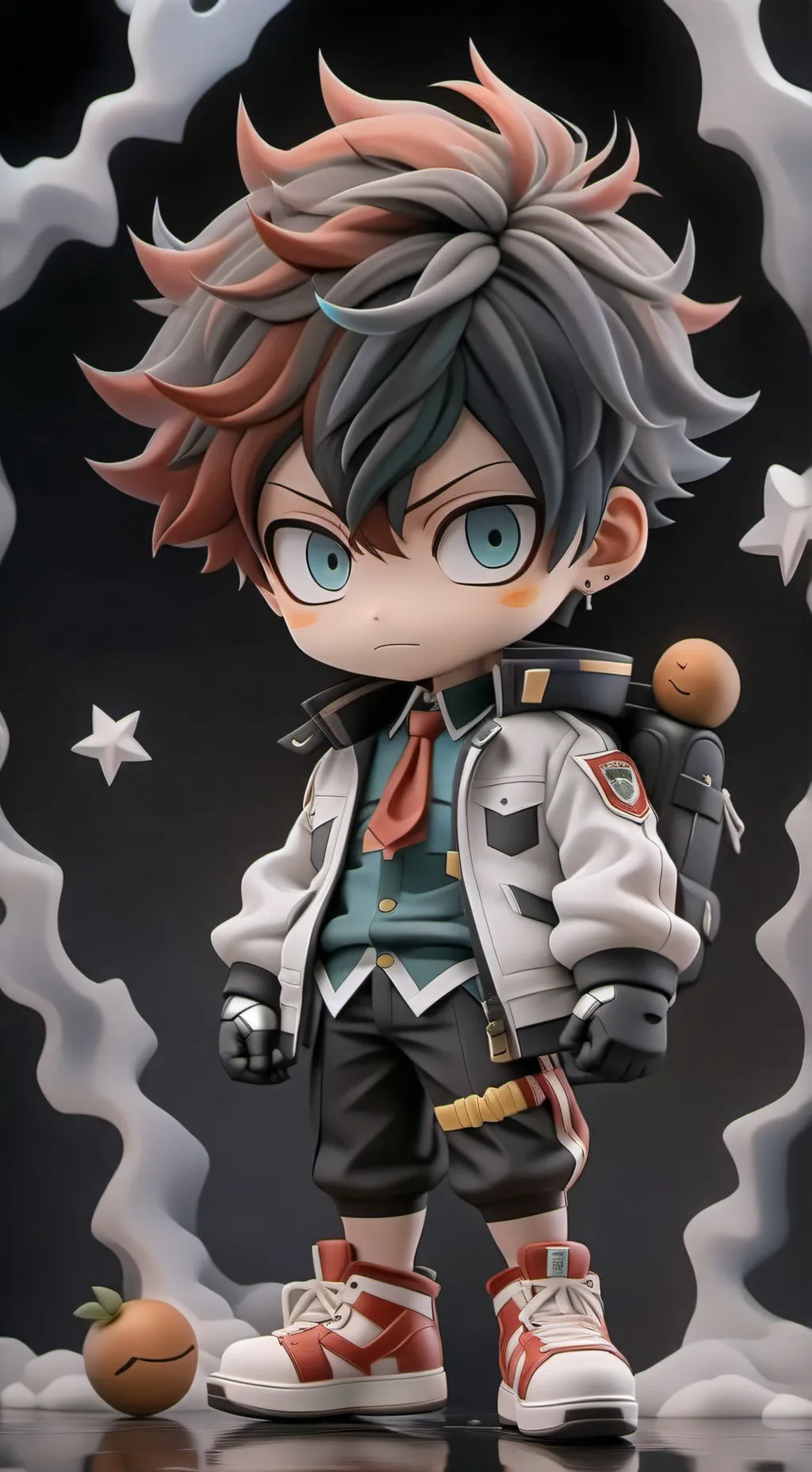 ai character: ❤️🤍todoiida💙💤 background