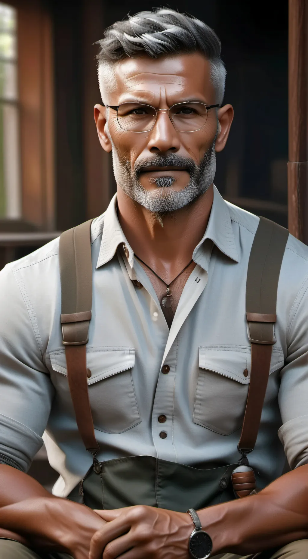 ai character: Ethan Grayson background