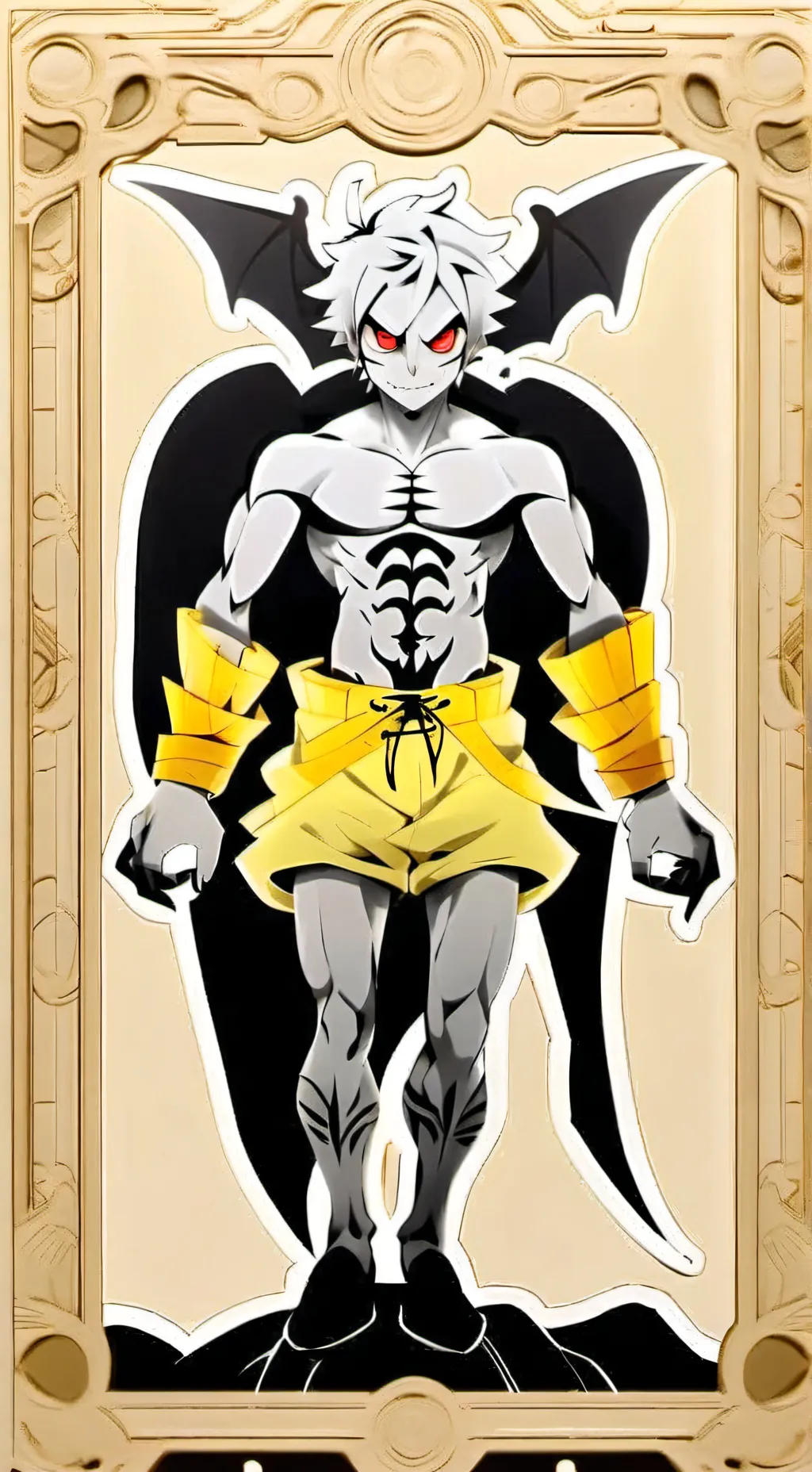 ai character: Demon Derike  background