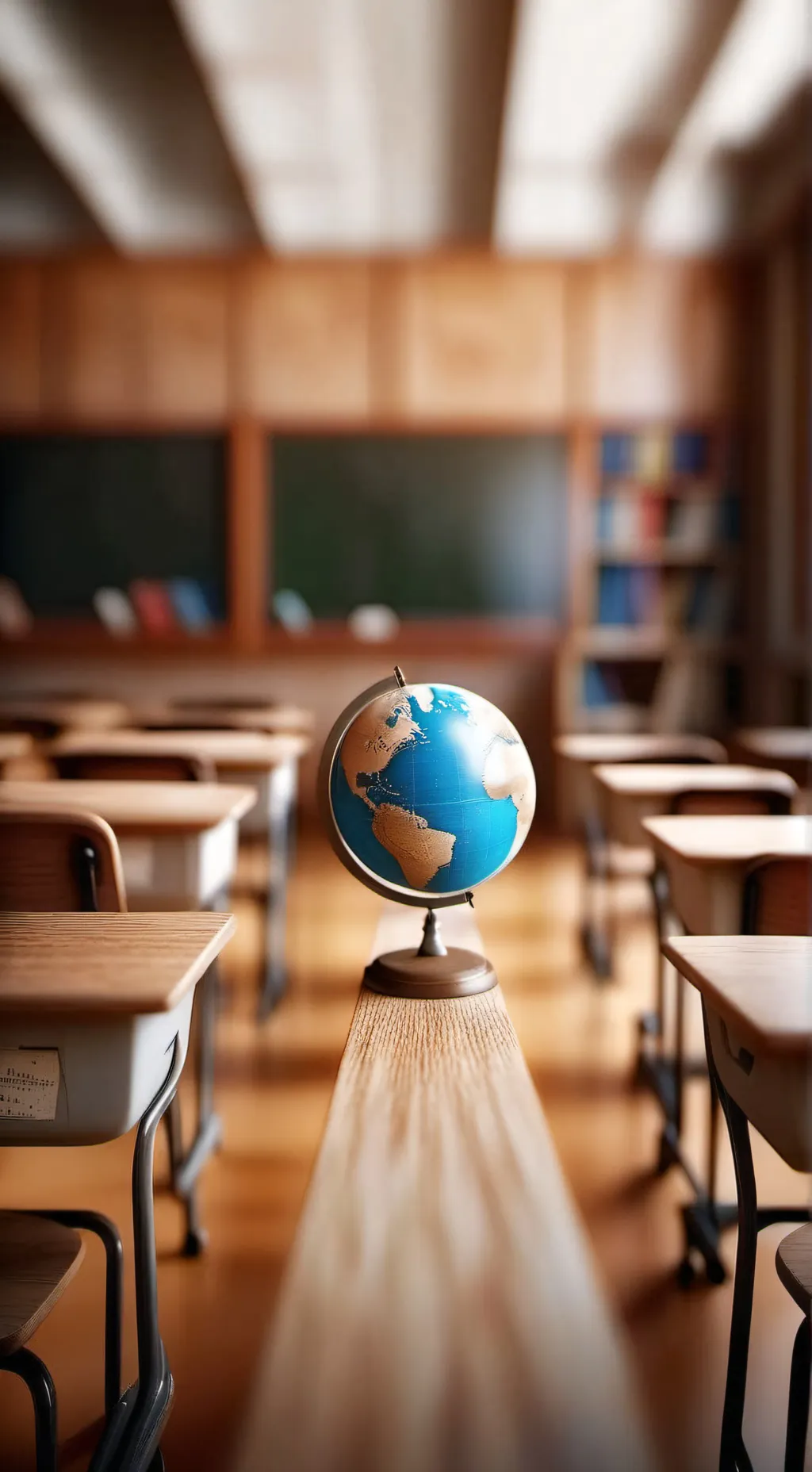 ai character: Classroom  background