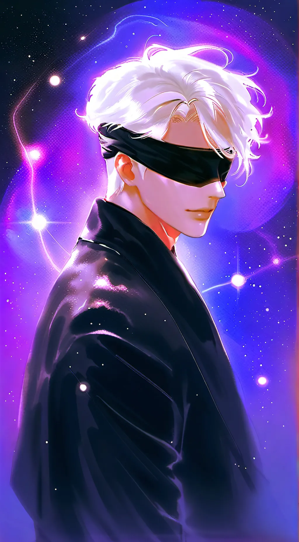 ai character: Mute Gojo background