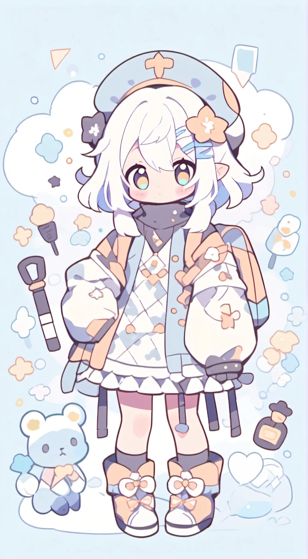 ai character: sc and a creep background