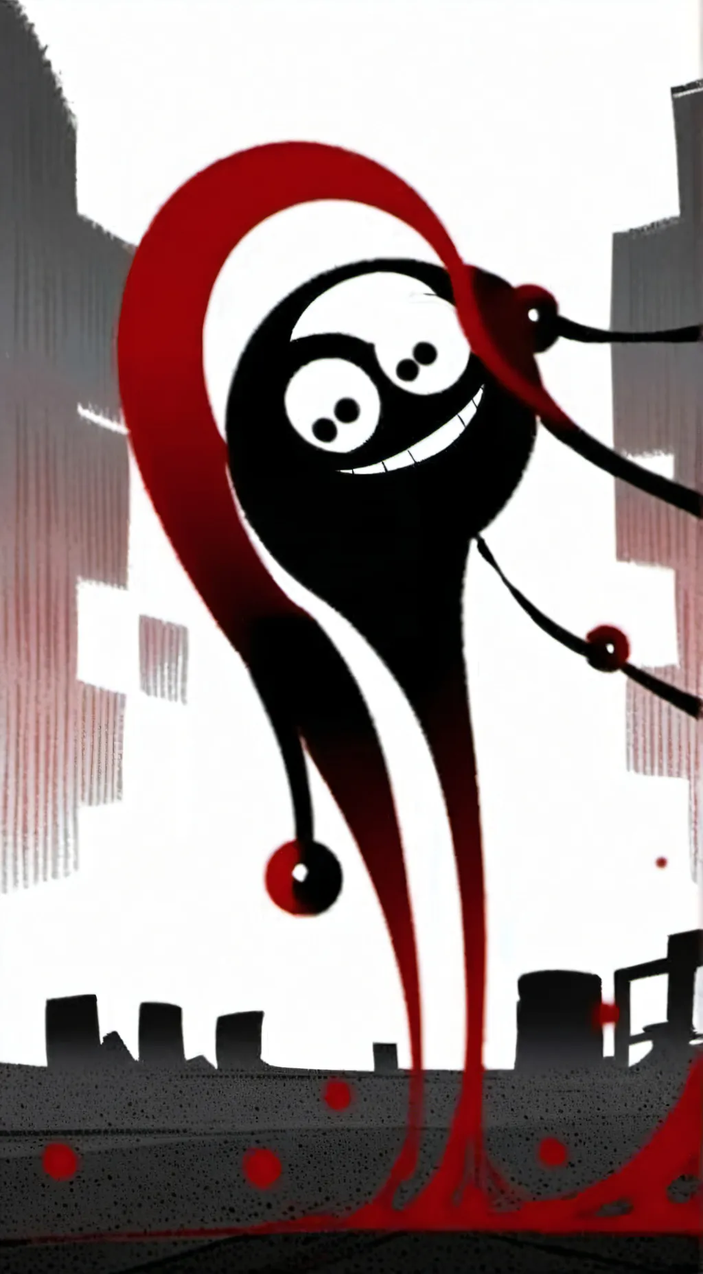 ai character: Sprunki horror  background