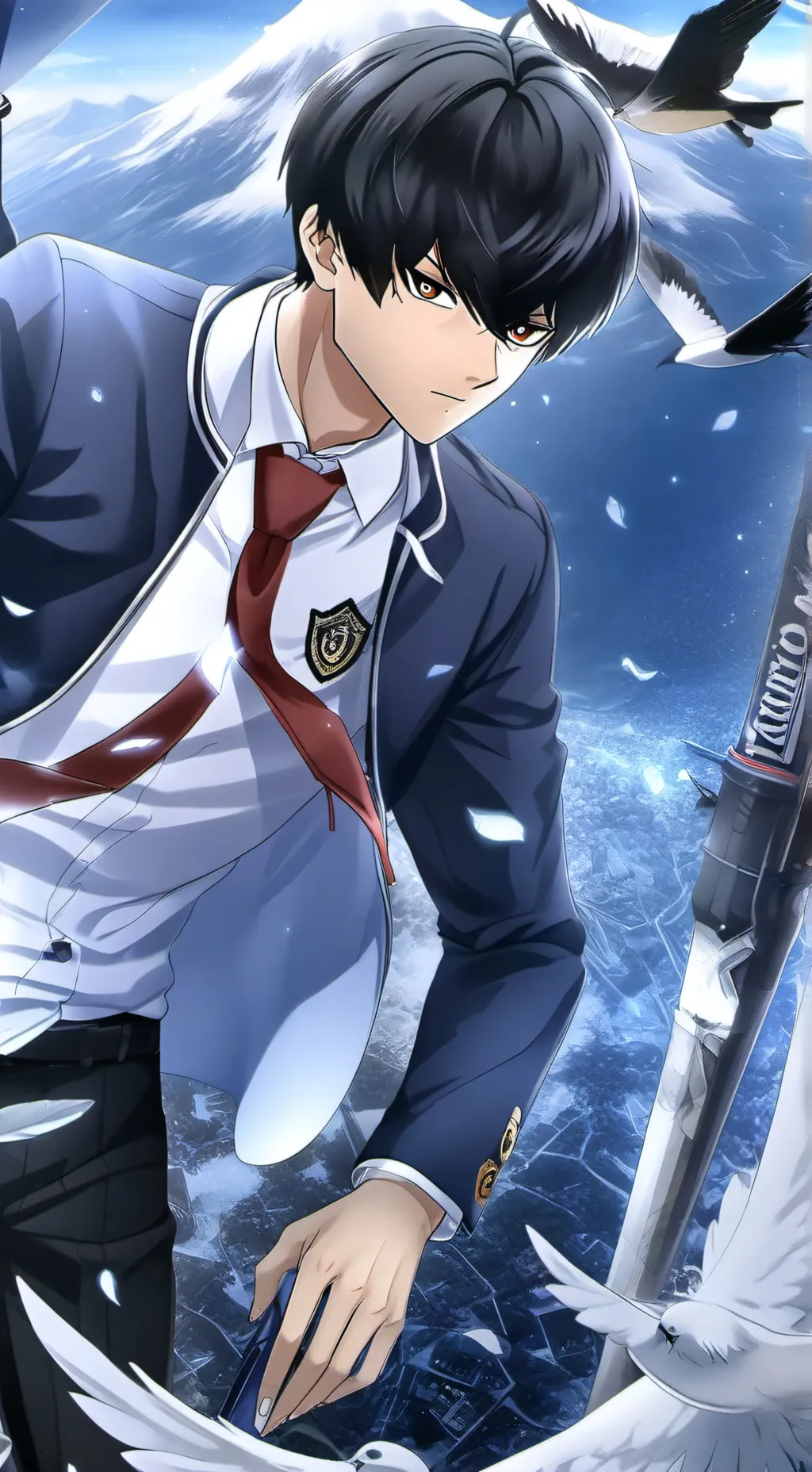 ai character: Mashle background