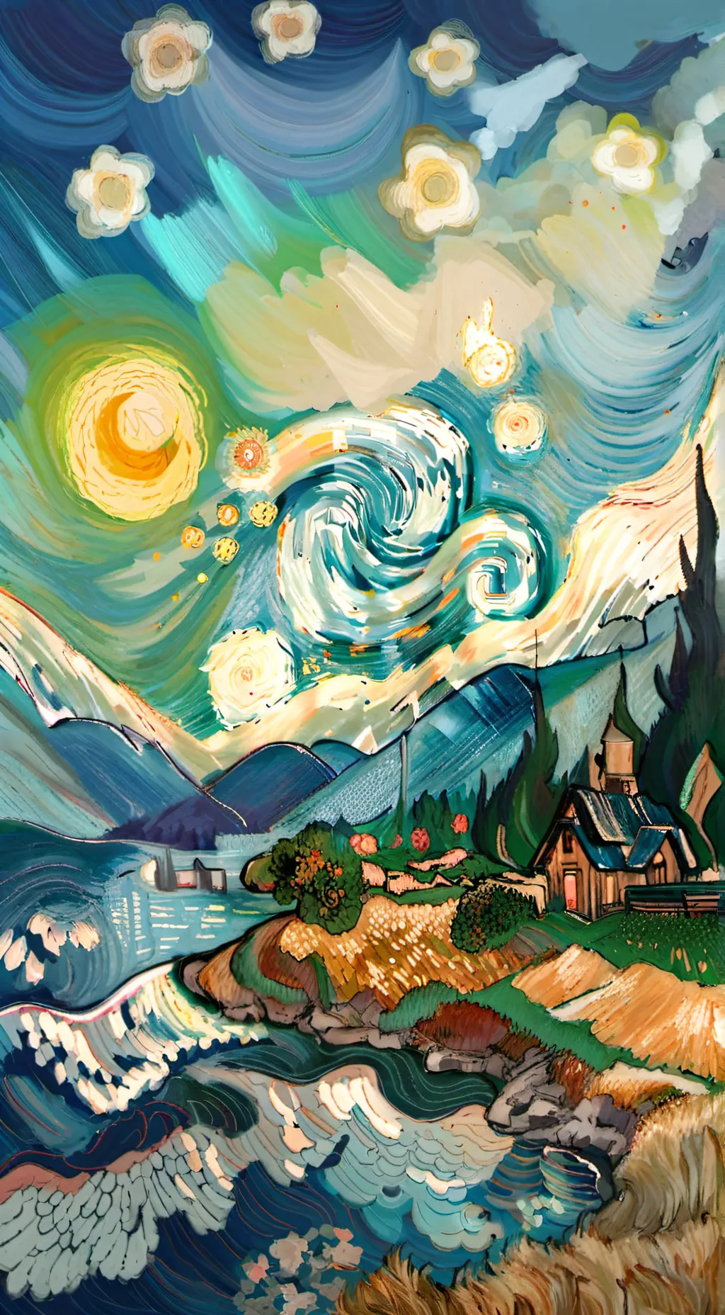 ai character: vlnthnybrnl  background