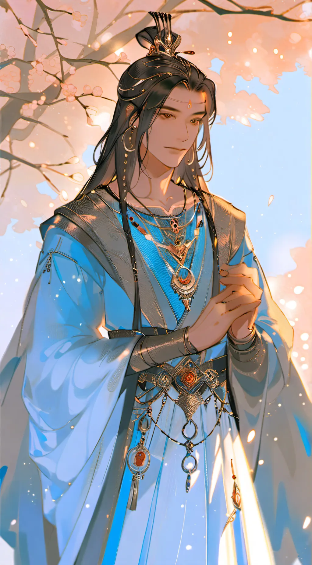 ai character: gray te trata bebe background