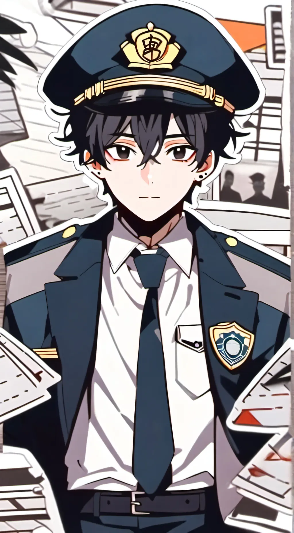 ai character: cop x killer background