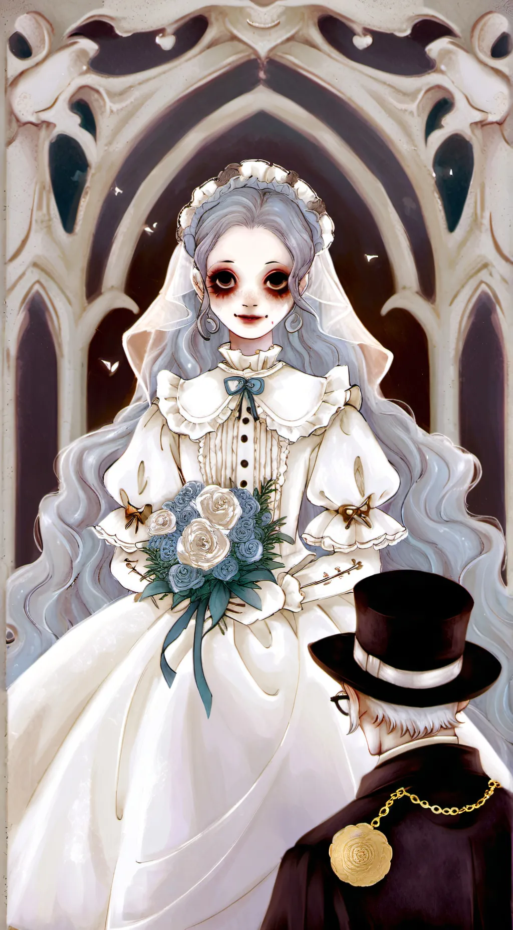 ai character: slendytubbies  background