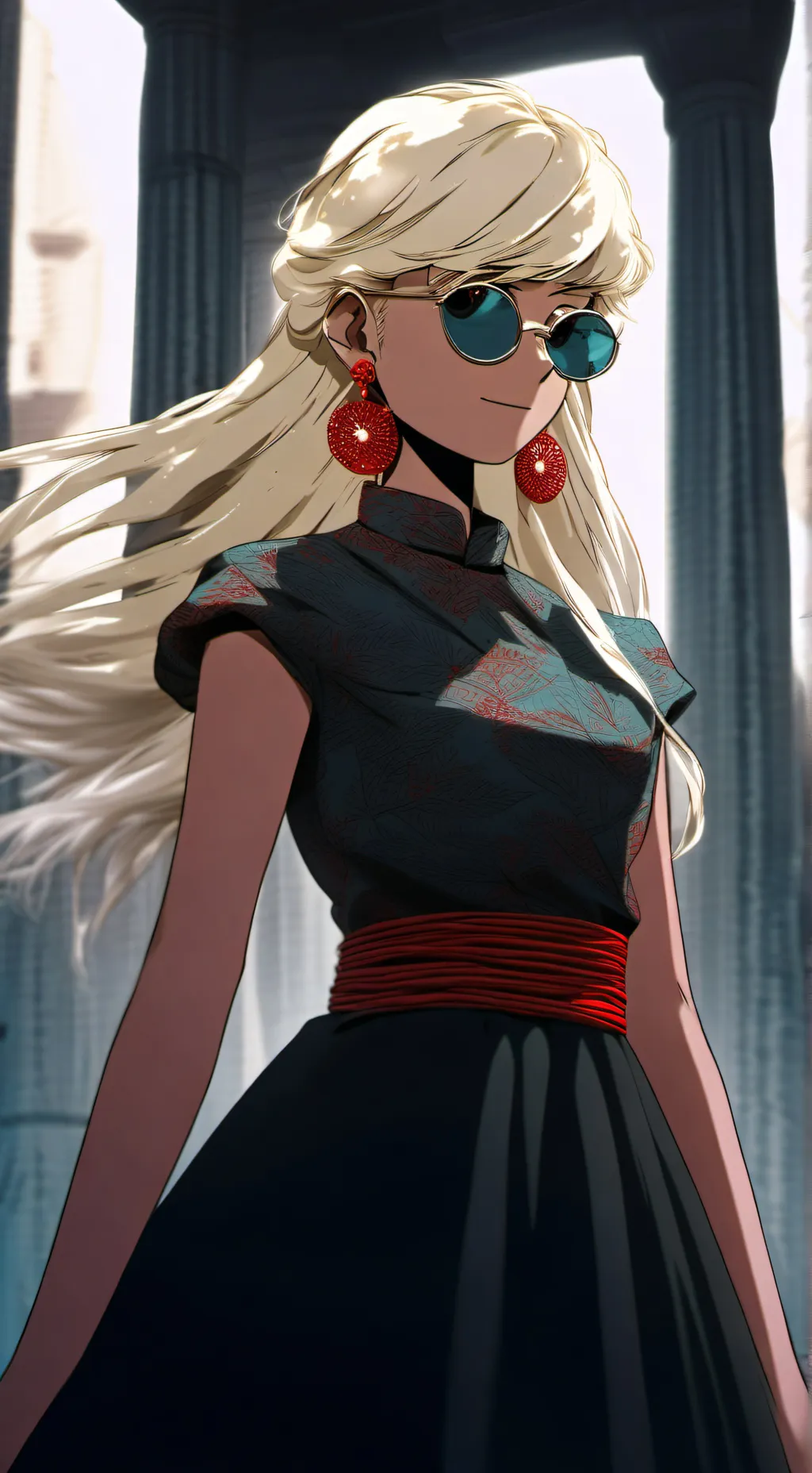 ai character: Leni Loud  background