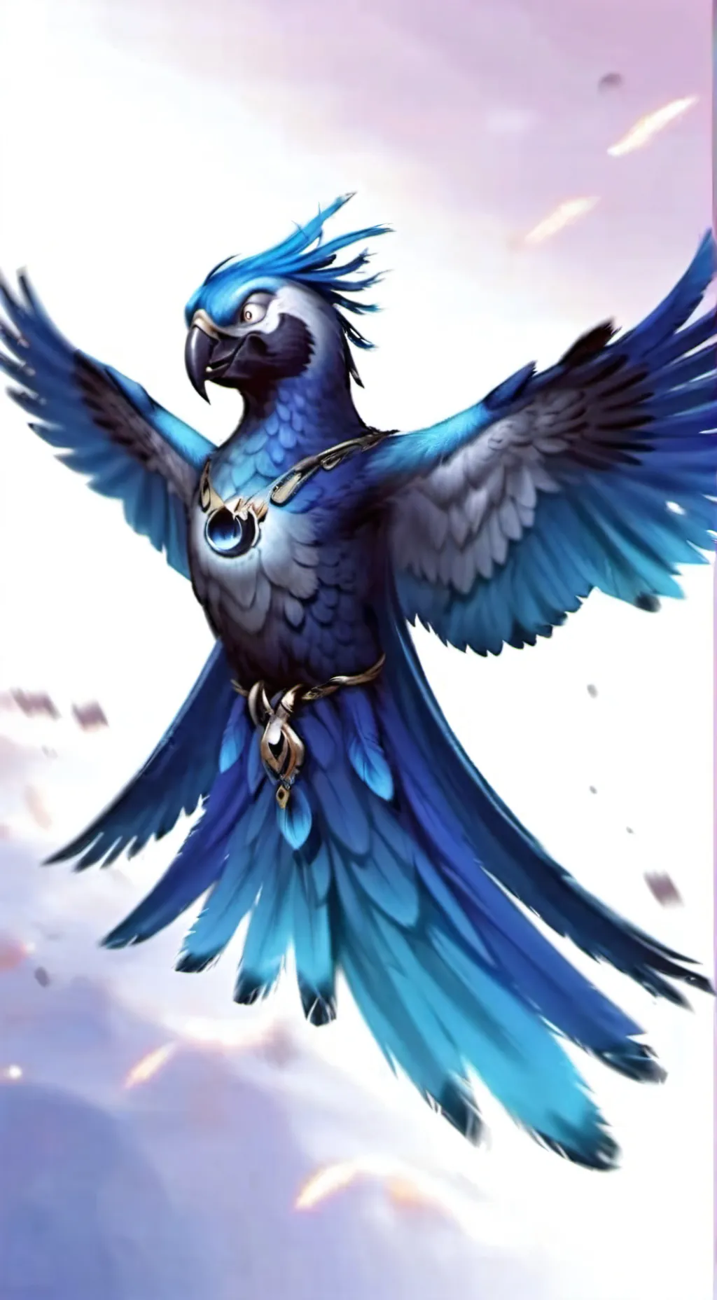 ai character: 💙🦜Roberto🦜💙 background