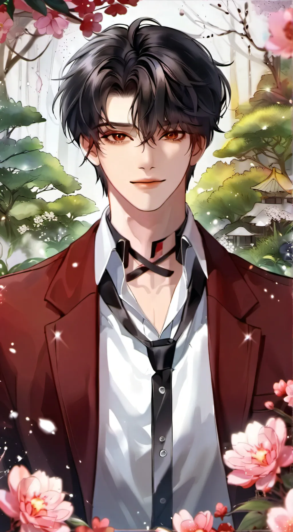 ai character: Melvin - _- background