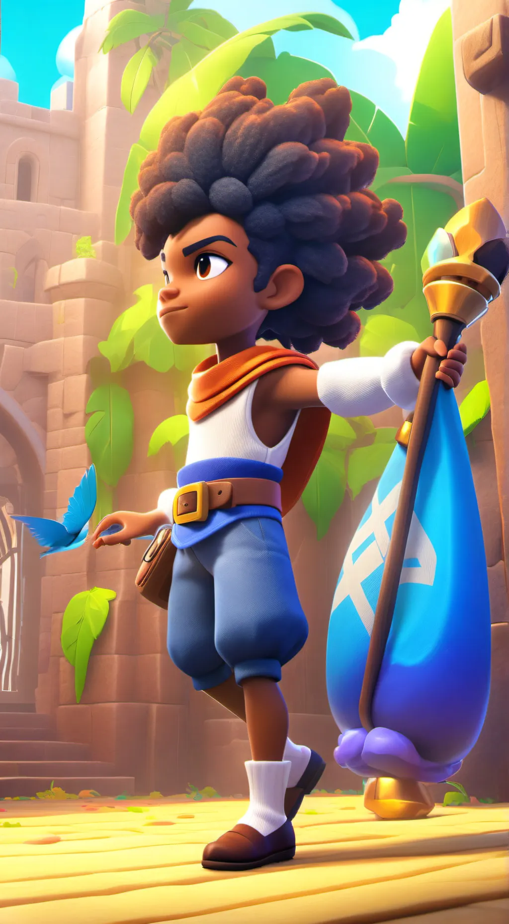 ai character: moi background