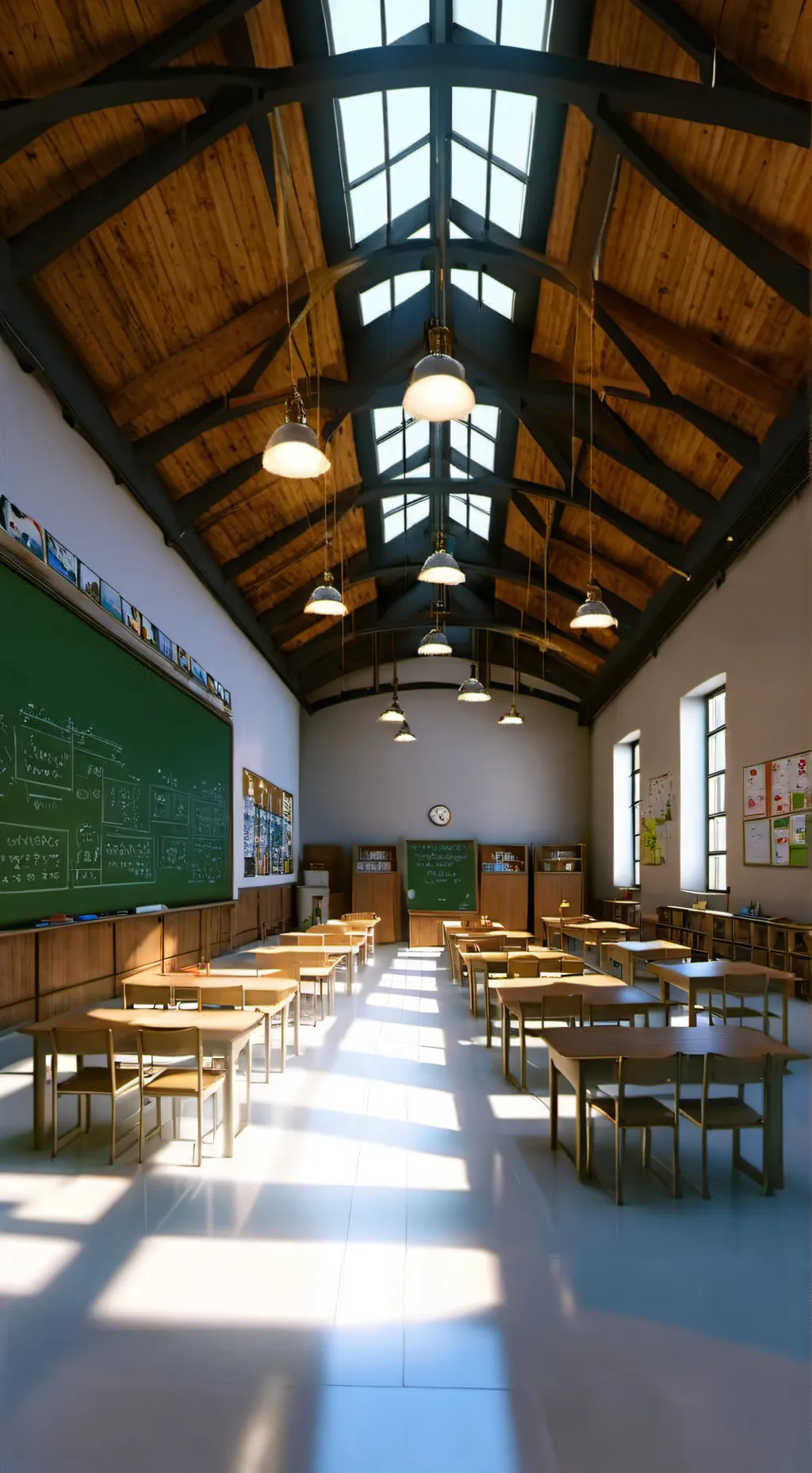 ai character: School Lockdown background