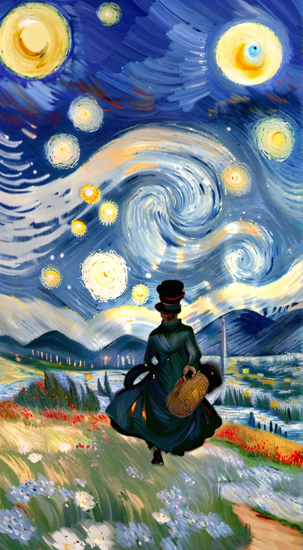 ai character: Anime Minecraft ! background