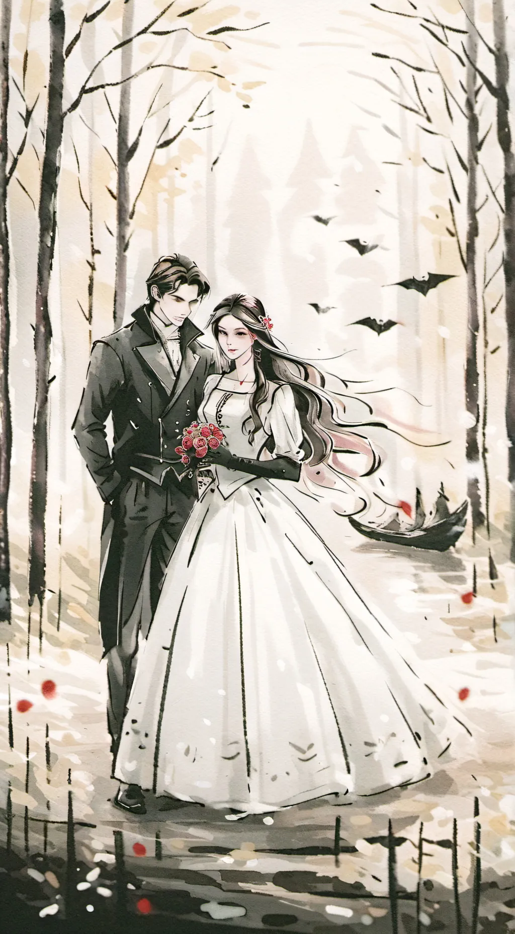 ai character: Vampire Diaries  background