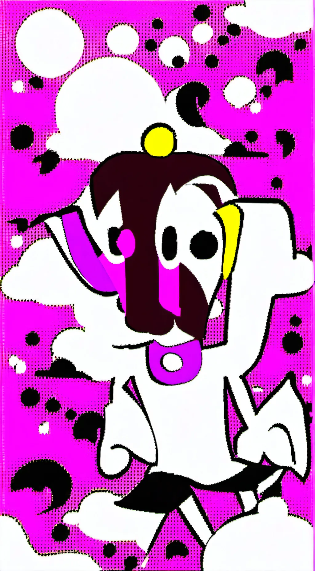 ai character: durple sprunki background