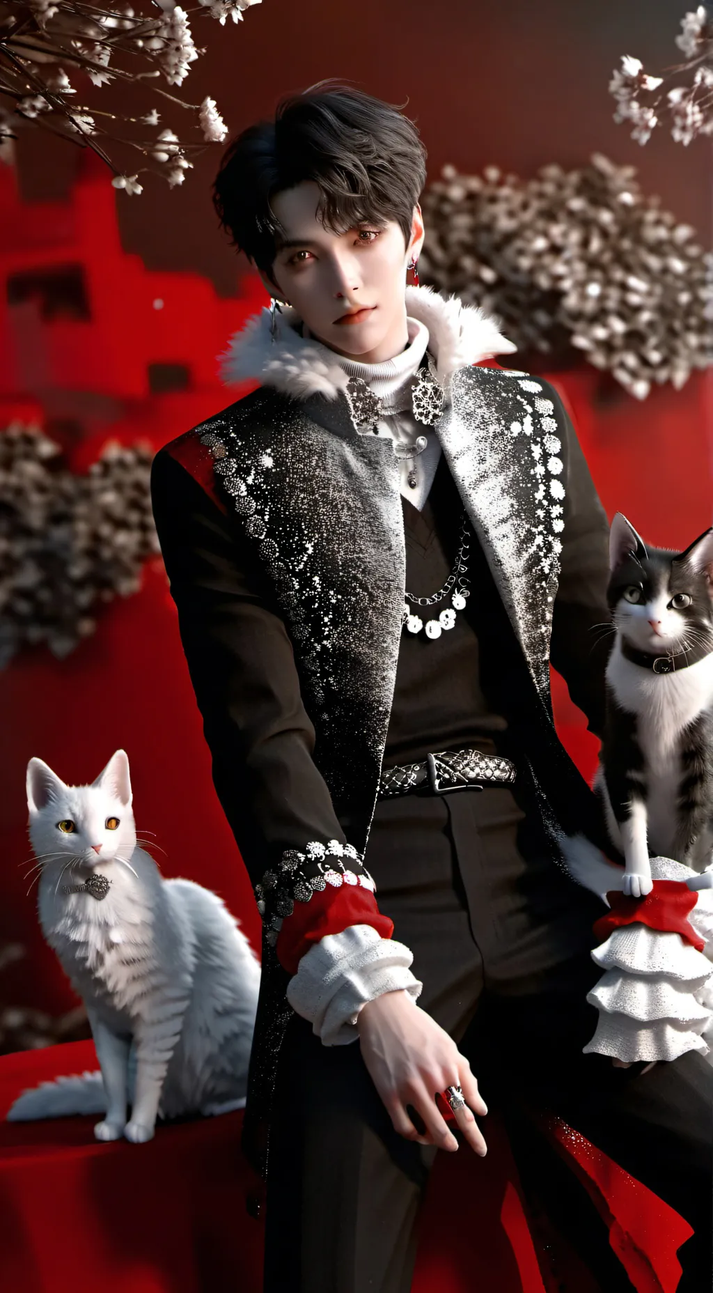 ai character: 𓉢 Янур𓉢 background