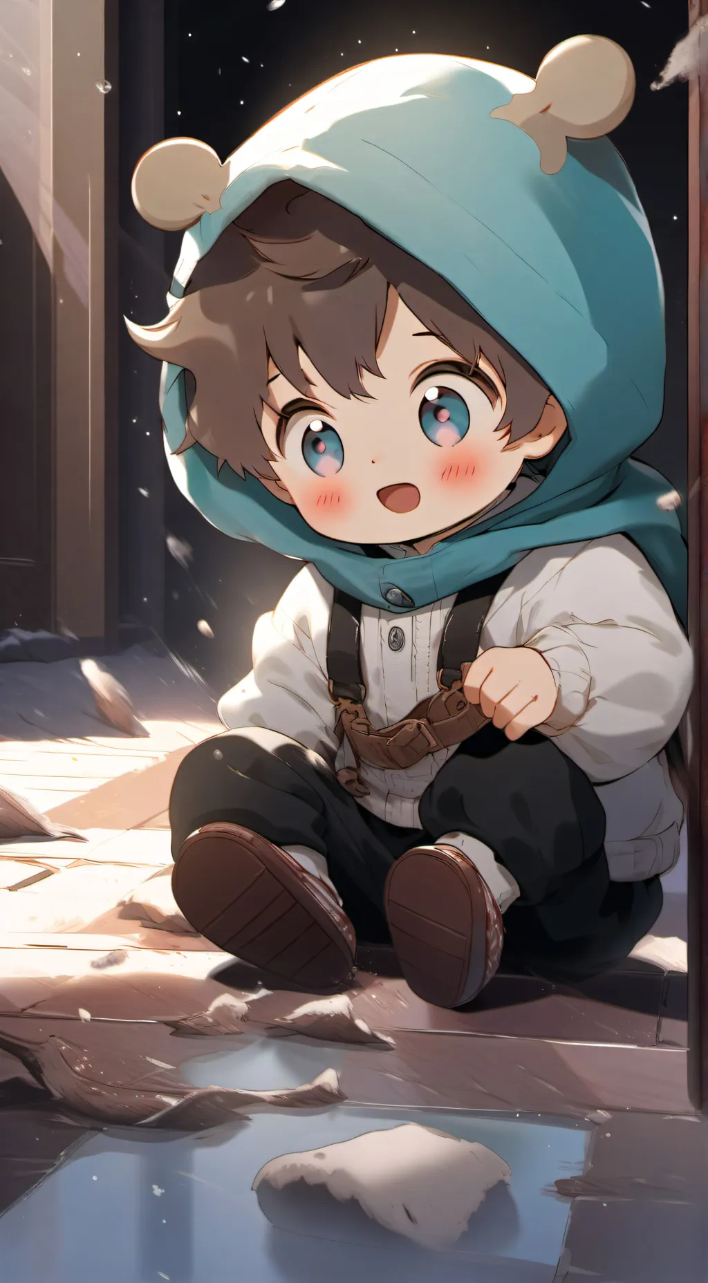 ai character: Random Babies background