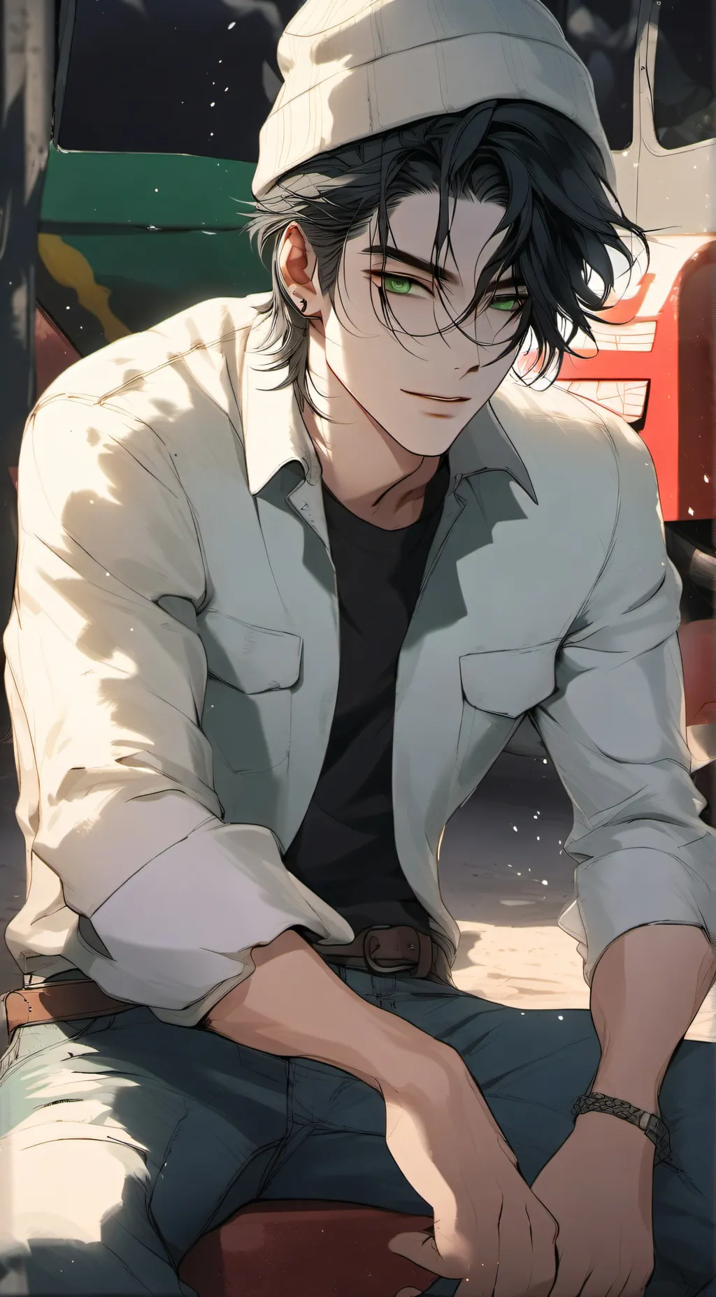 ai character: Vincent background