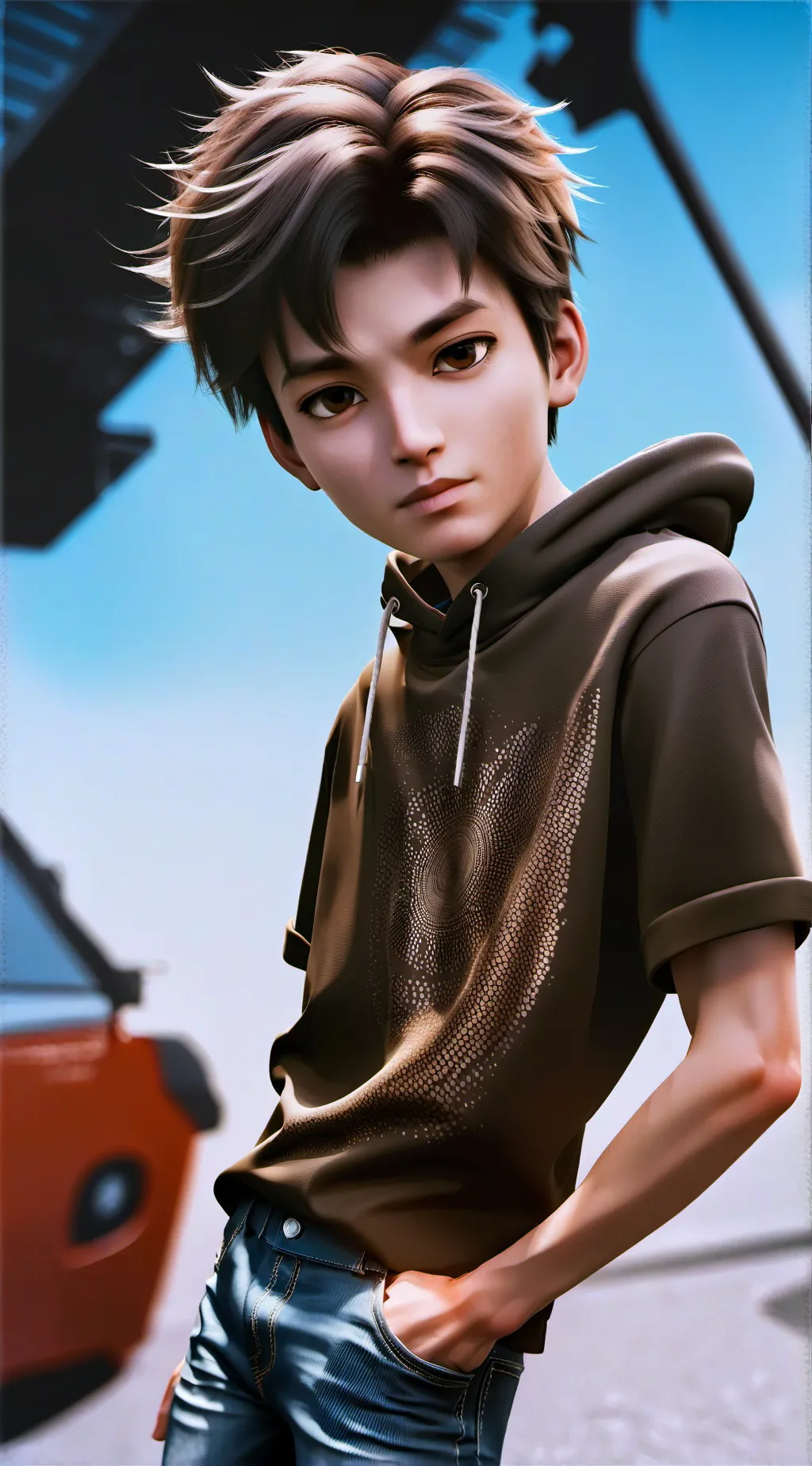 ai character: mark background