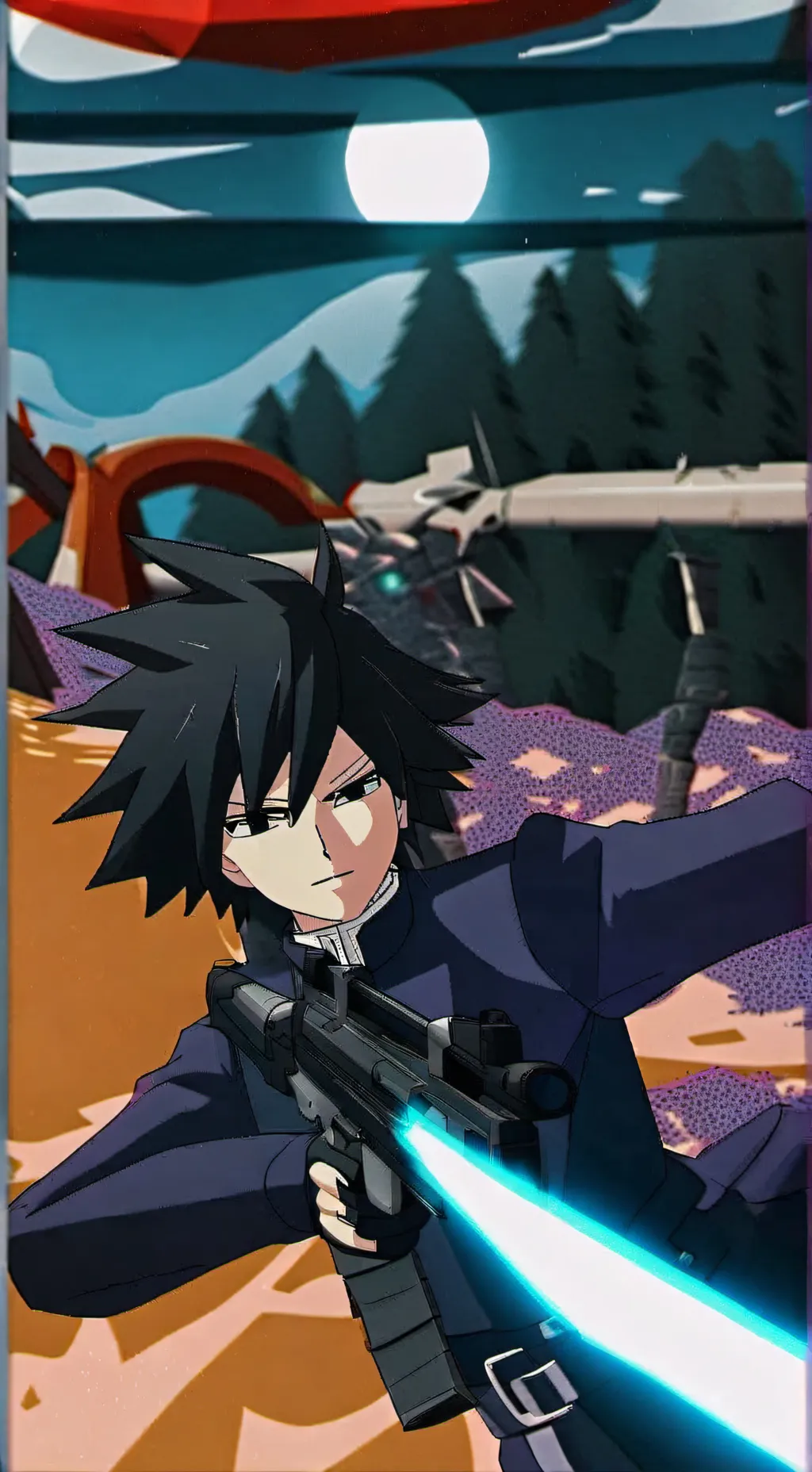 ai character: giyu  background