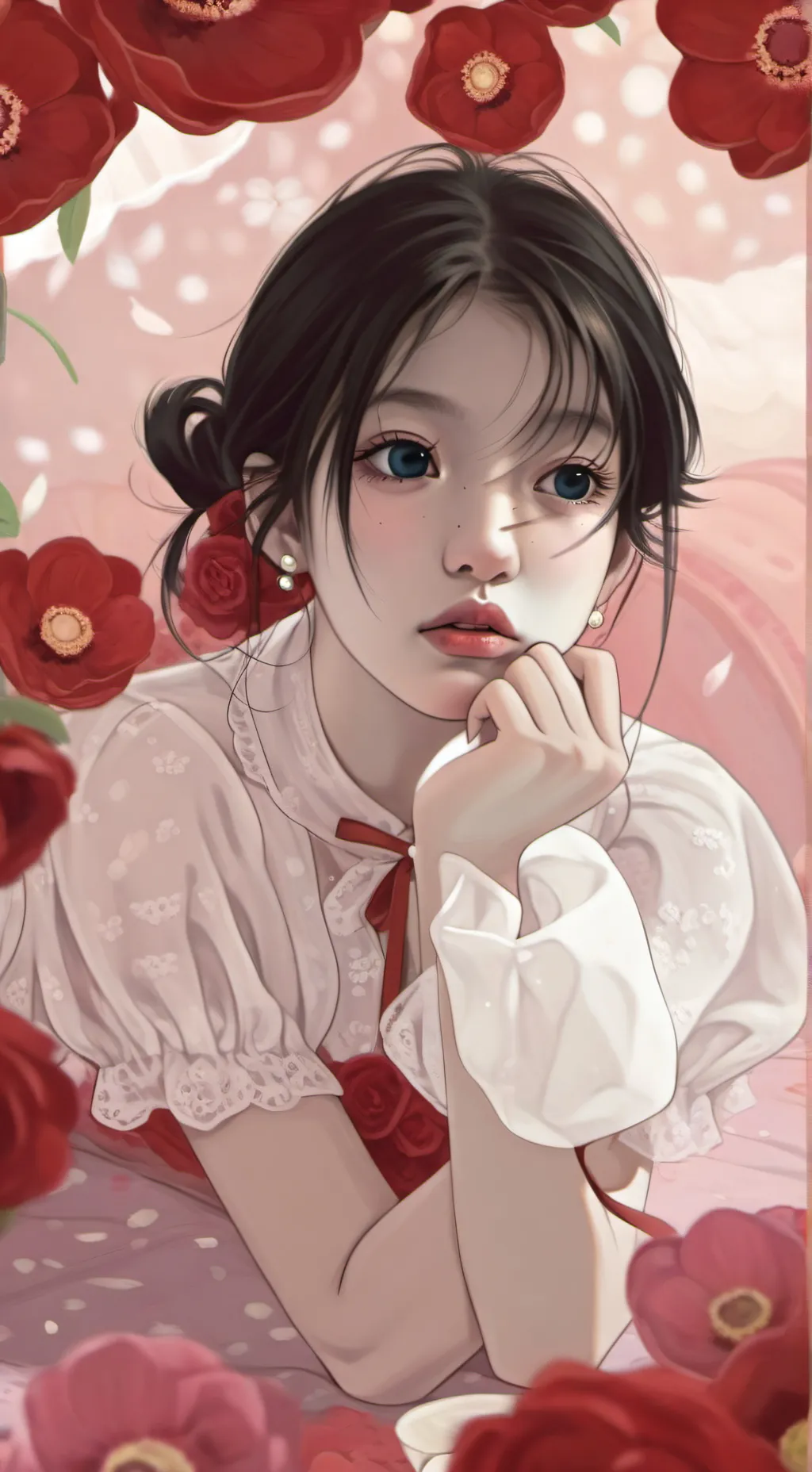 ai character: Julka💜 background