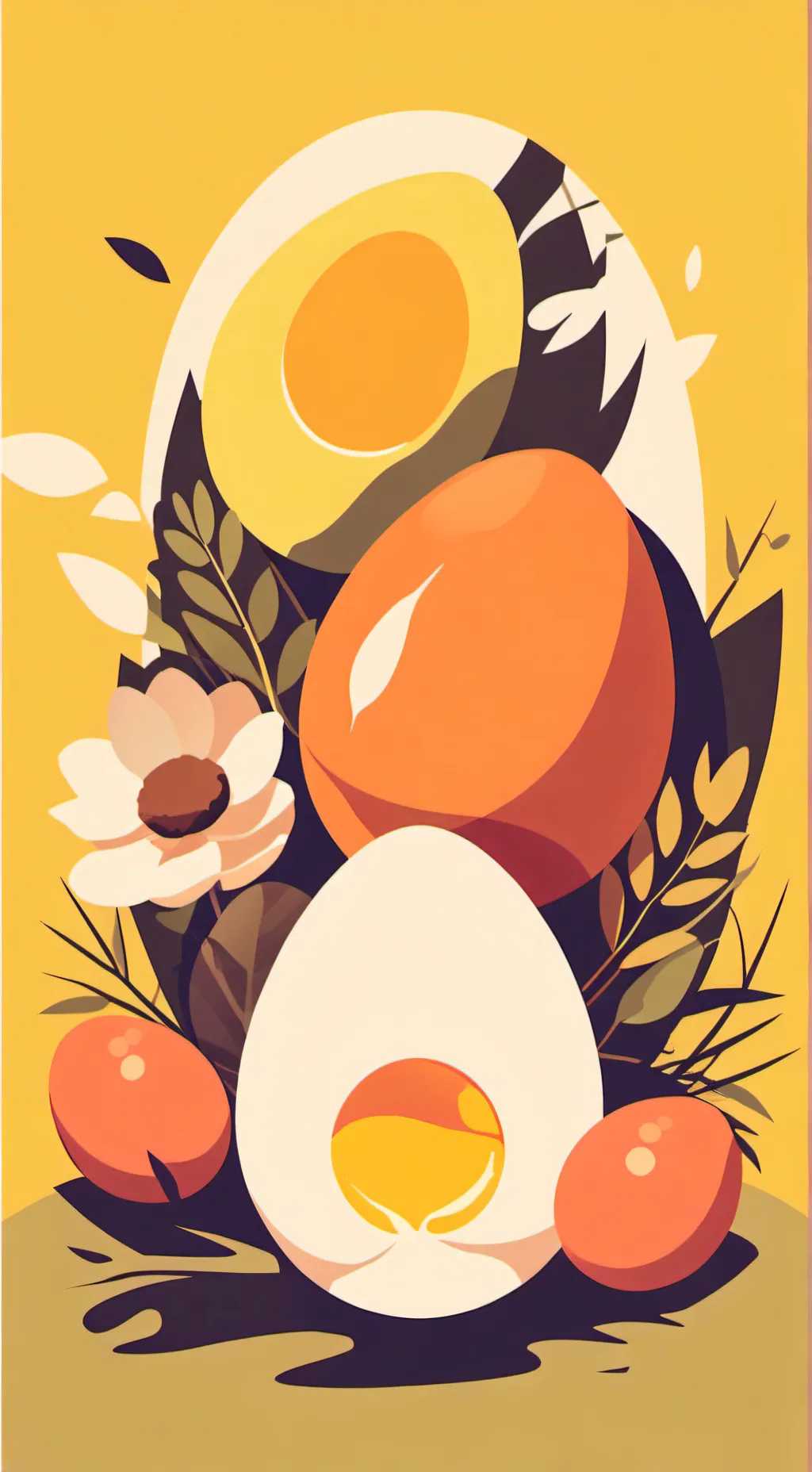 ai character: the alive eggs background